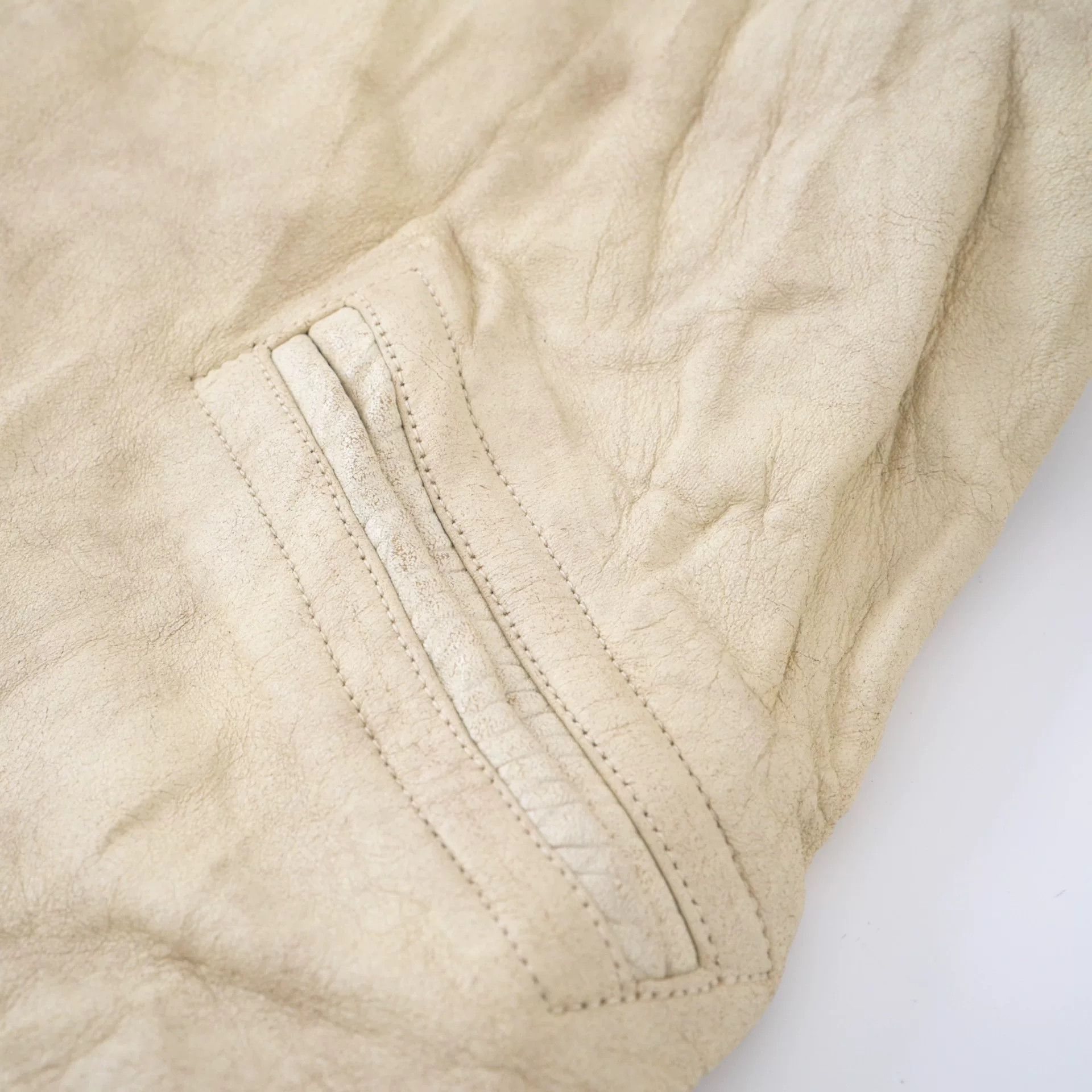 Visvim visvim eton jacket in ivory leather Size US L / EU 52-54 / 3 - 5 Thumbnail