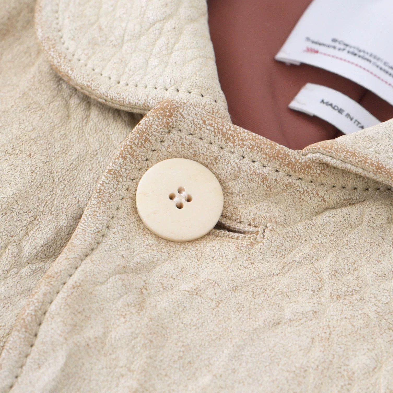 Visvim visvim eton jacket in ivory leather Size US L / EU 52-54 / 3 - 3 Thumbnail