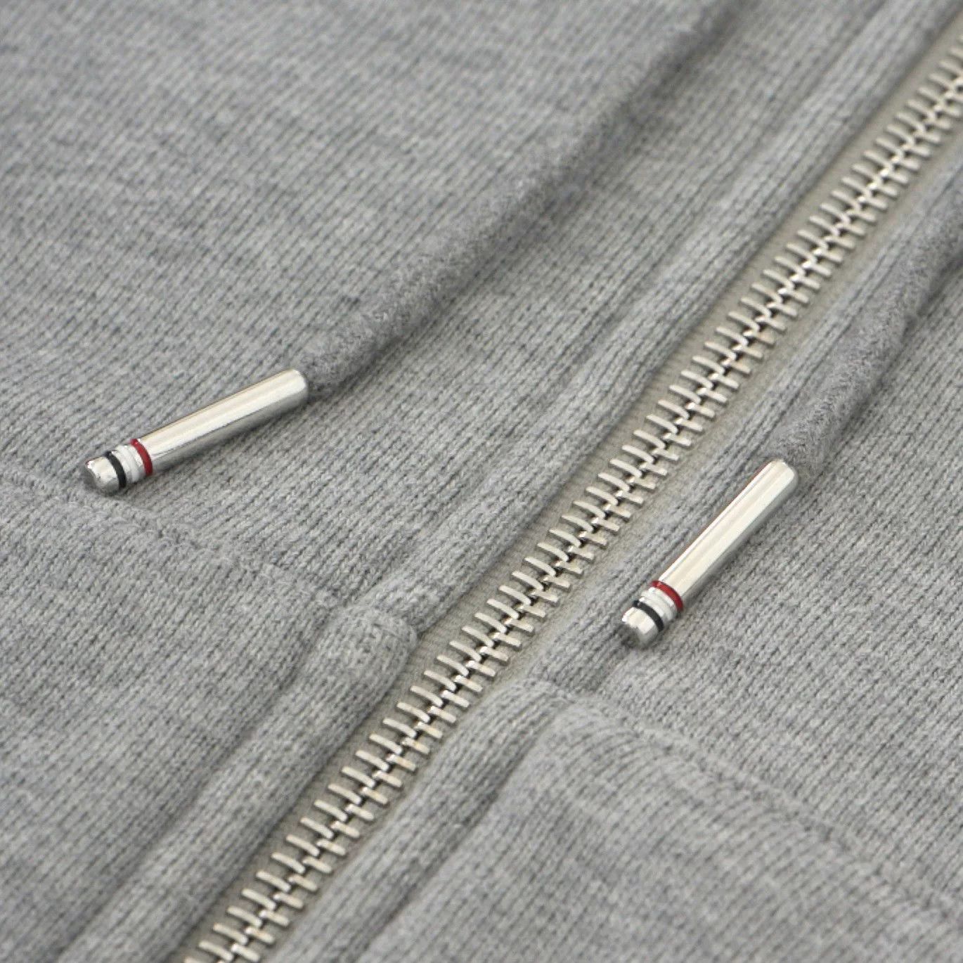 Thom Browne thom browne zip-up sweatshirt in gray Size US M / EU 48-50 / 2 - 4 Thumbnail