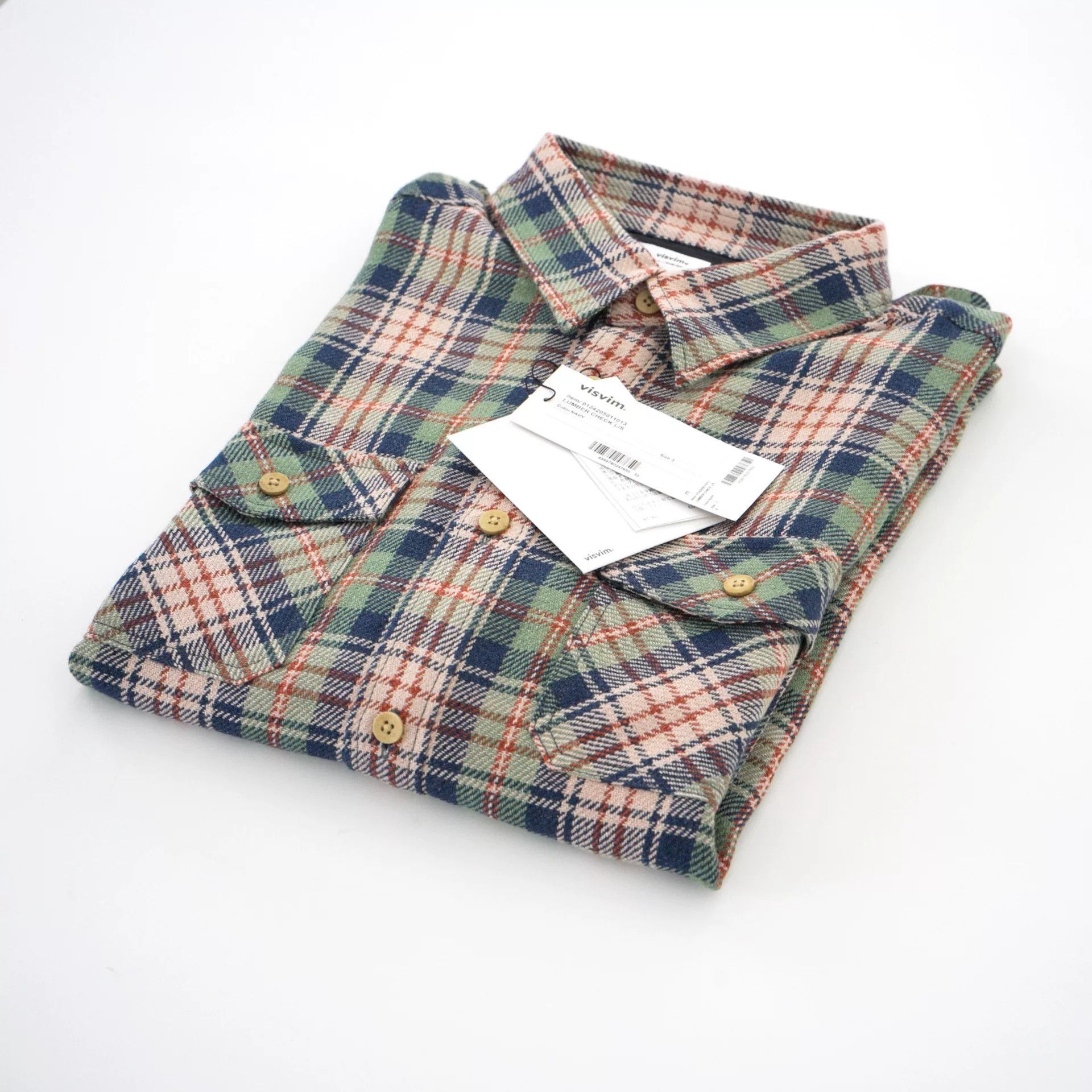 Visvim visvim lumber check long sleeve shirt Size US M / EU 48-50 / 2 - 2 Thumbnail