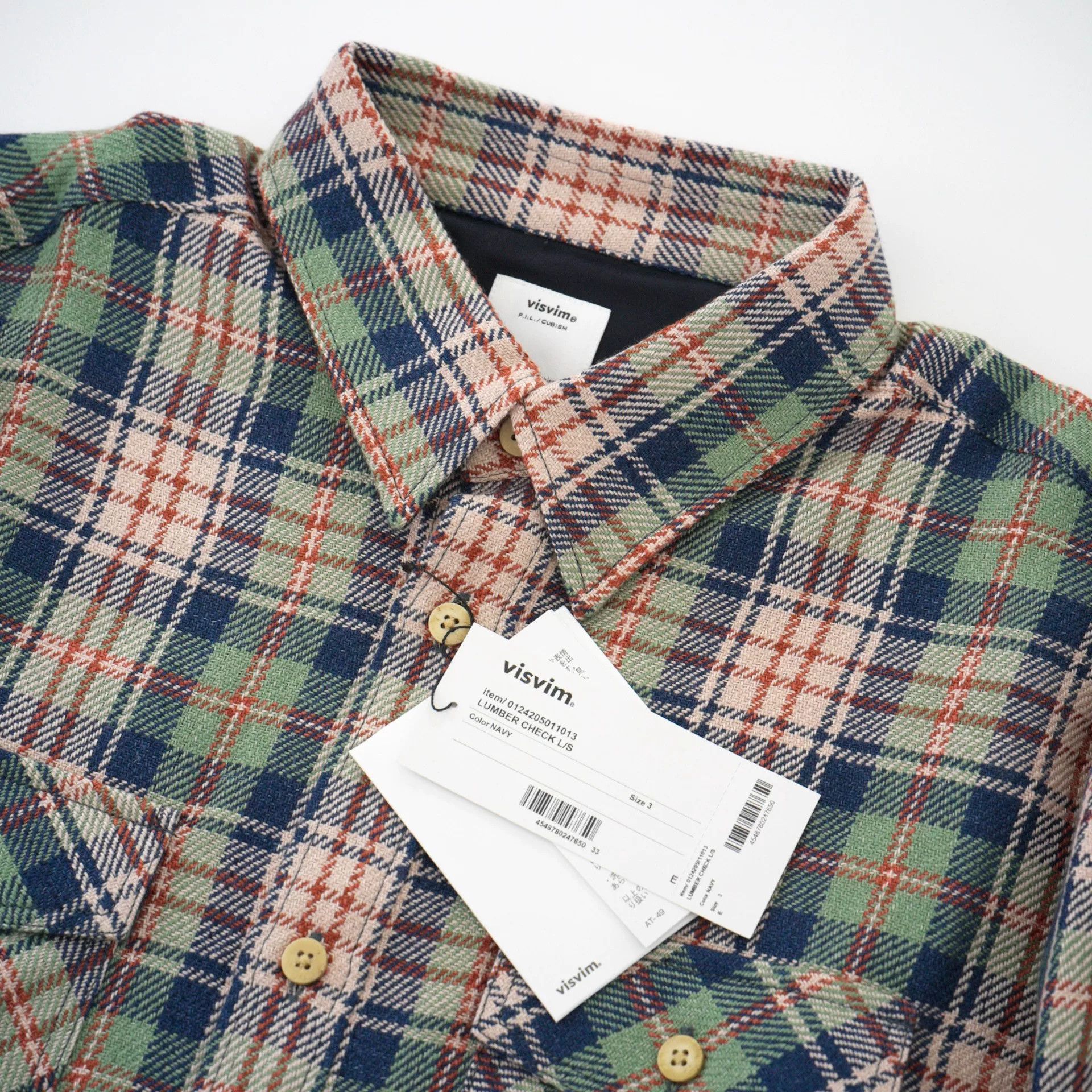 Visvim visvim lumber check long sleeve shirt Size US M / EU 48-50 / 2 - 4 Thumbnail