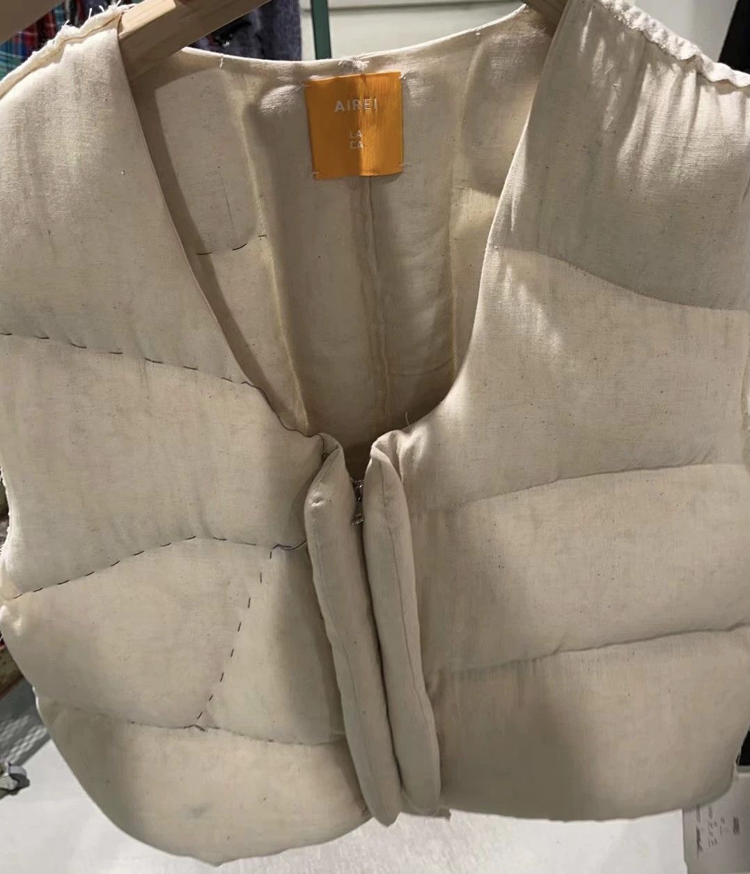 AIREI airei hand-stitched wool puffer vest Size US M / EU 48-50 / 2 - 3 Thumbnail