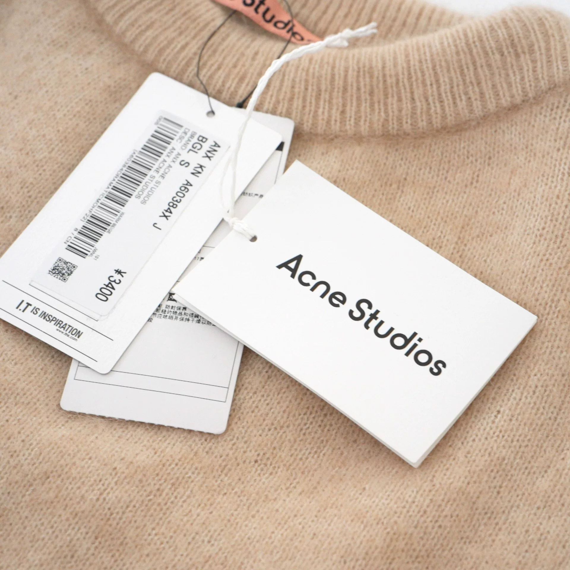 Acne Studios beige knitted sweater from Acne Studios Size S / US 4 / IT 40 - 4 Thumbnail