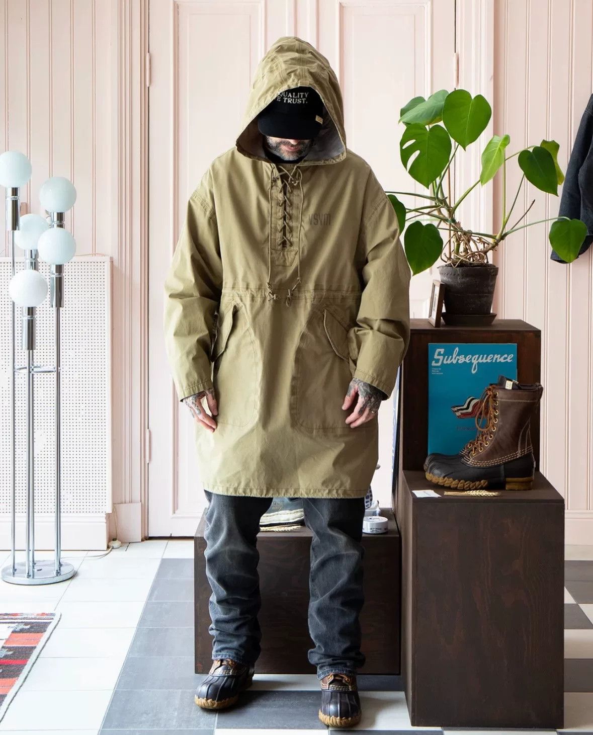 Visvim visvim chinook poncho 3l in khaki Size US S / EU 44-46 / 1 - 3 Thumbnail