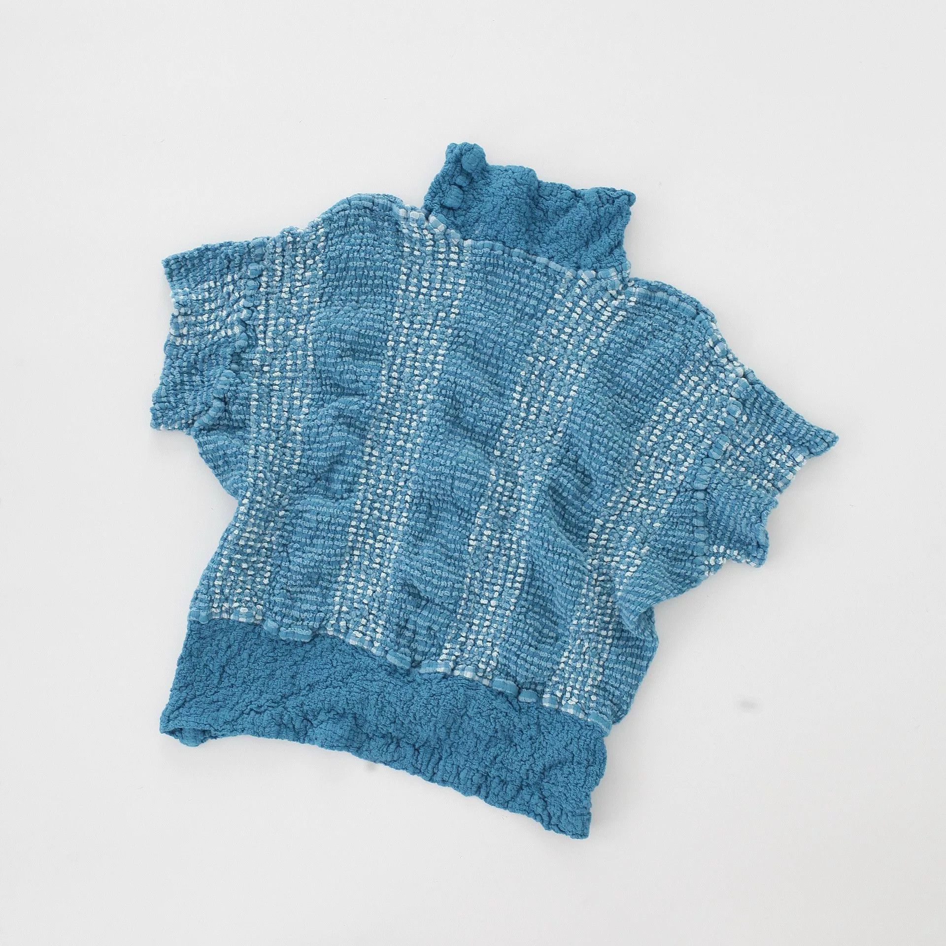 Issey Miyake issey miyake gingham stripe short sleeve top Size M / US 6-8 / IT 42-44 - 2 Thumbnail
