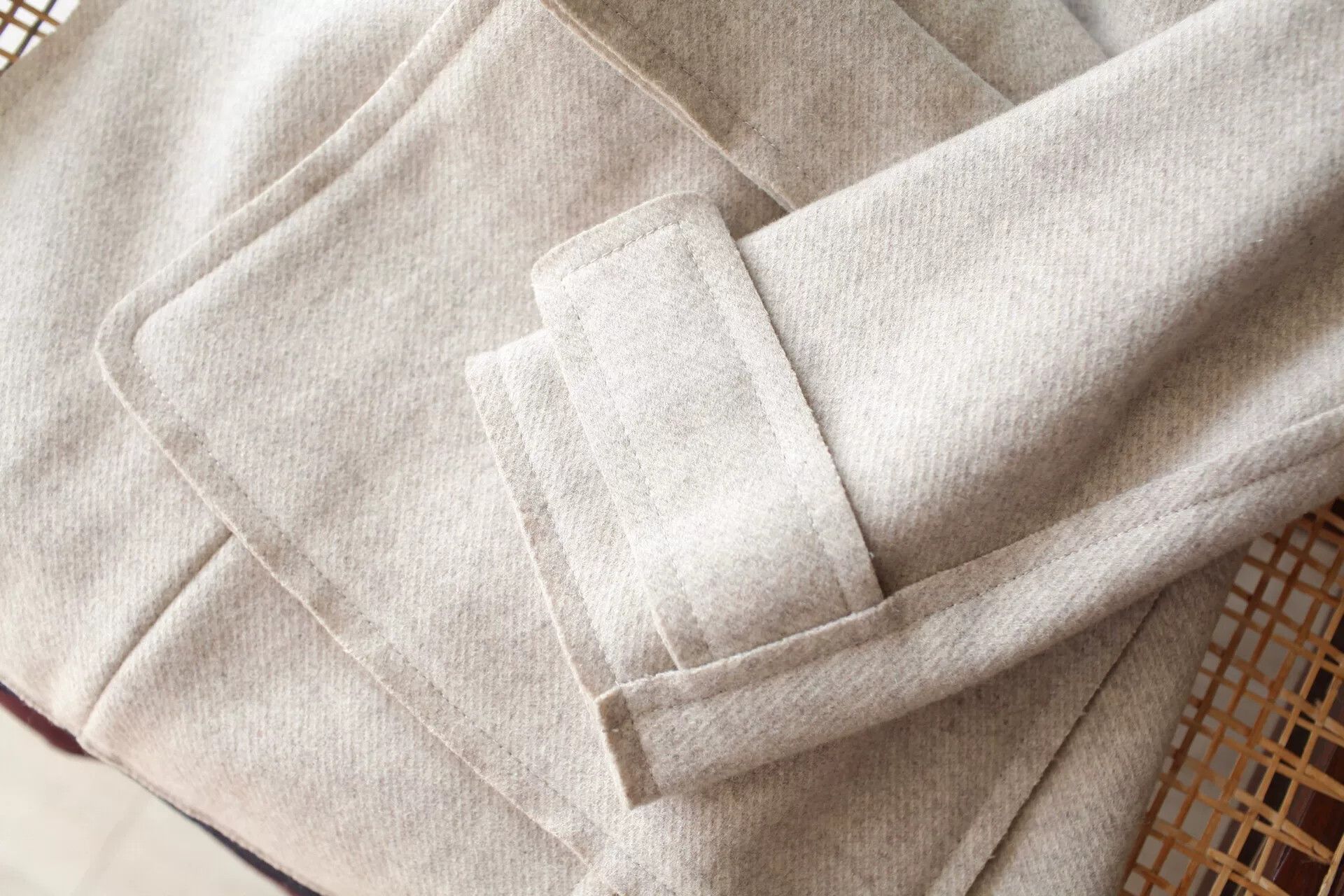 Undercover UNDERCOVER Wool Coat with Unique Color Blocking Size S / US 4 / IT 40 - 8 Thumbnail
