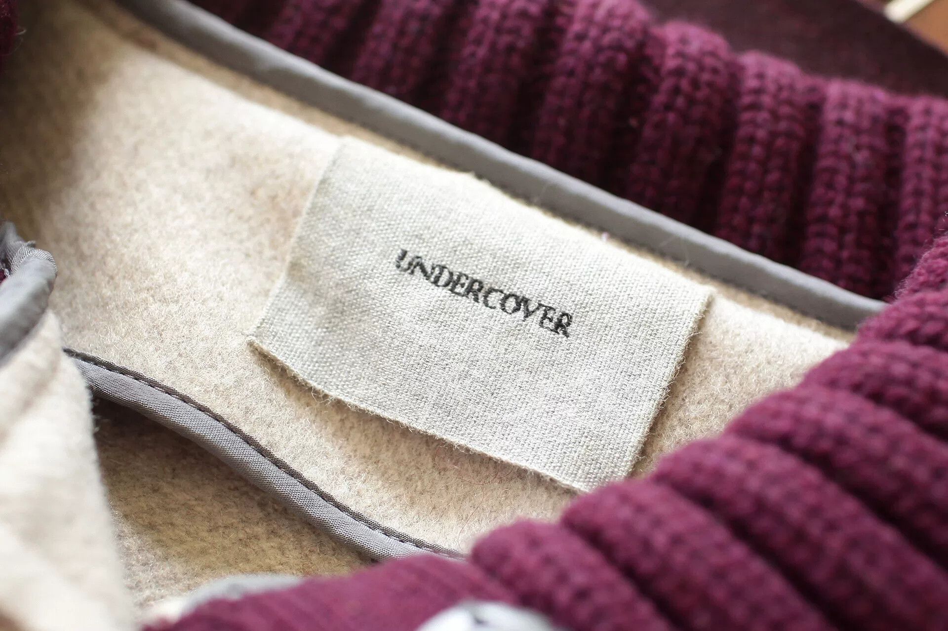 Undercover UNDERCOVER Wool Coat with Unique Color Blocking Size S / US 4 / IT 40 - 4 Thumbnail