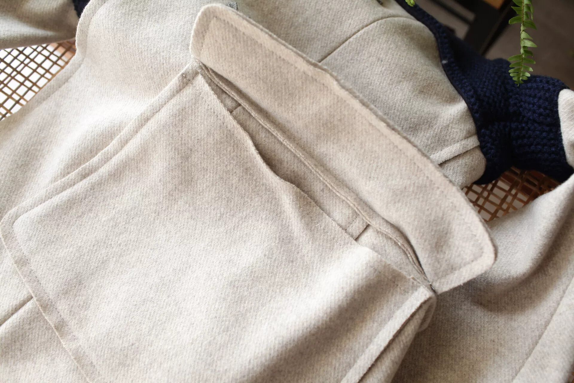 Undercover UNDERCOVER Wool Coat with Unique Color Blocking Size S / US 4 / IT 40 - 7 Thumbnail