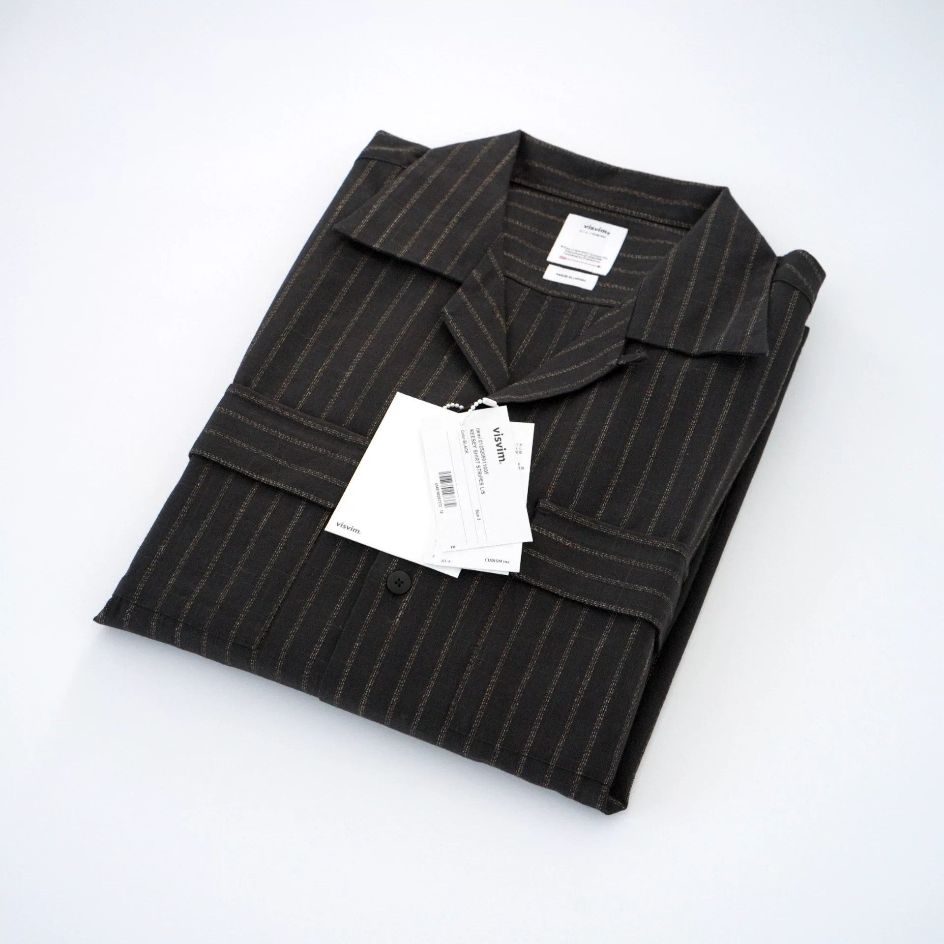 Visvim visvim keesey long sleeve striped shirt Size US L / EU 52-54 / 3 - 7 Thumbnail