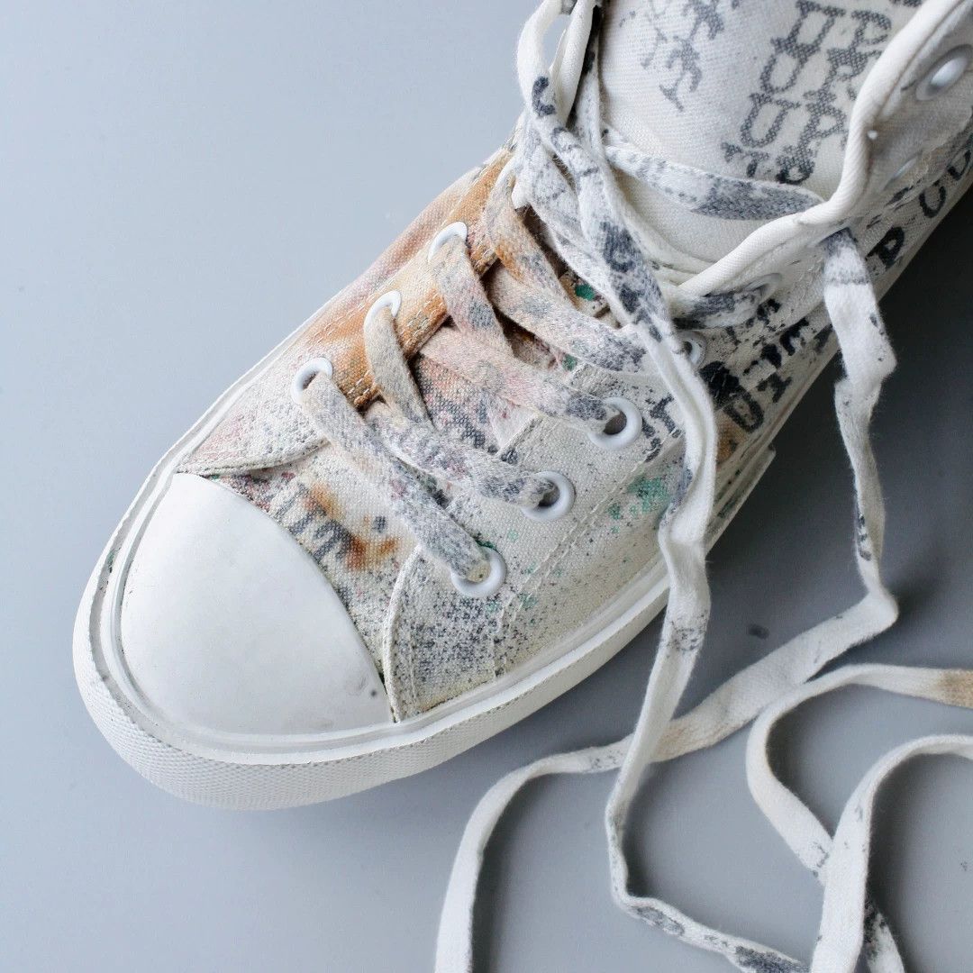 Number (N)ine Number Nine "CUT UP" High-Top Sneakers Size US 8 / EU 41 - 7 Thumbnail