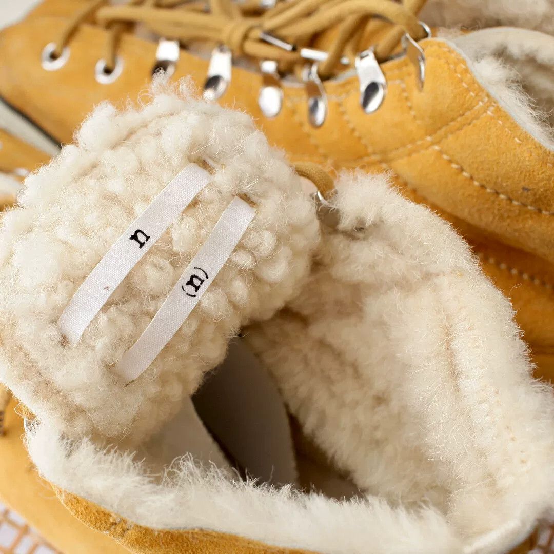 Number (N)ine high-top suede shearling sneakers Size US 10 / EU 43 - 5 Thumbnail