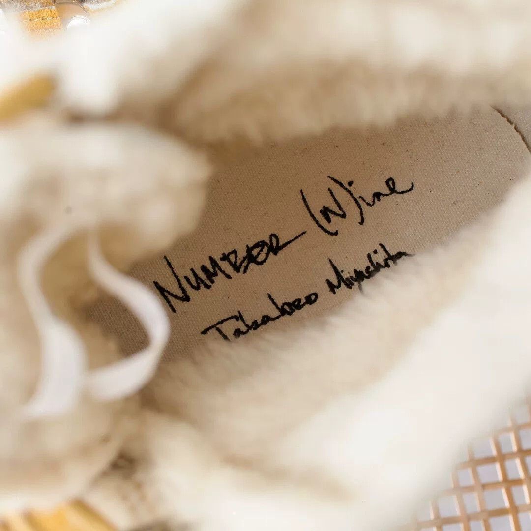 Number (N)ine high-top suede shearling sneakers Size US 10 / EU 43 - 6 Thumbnail