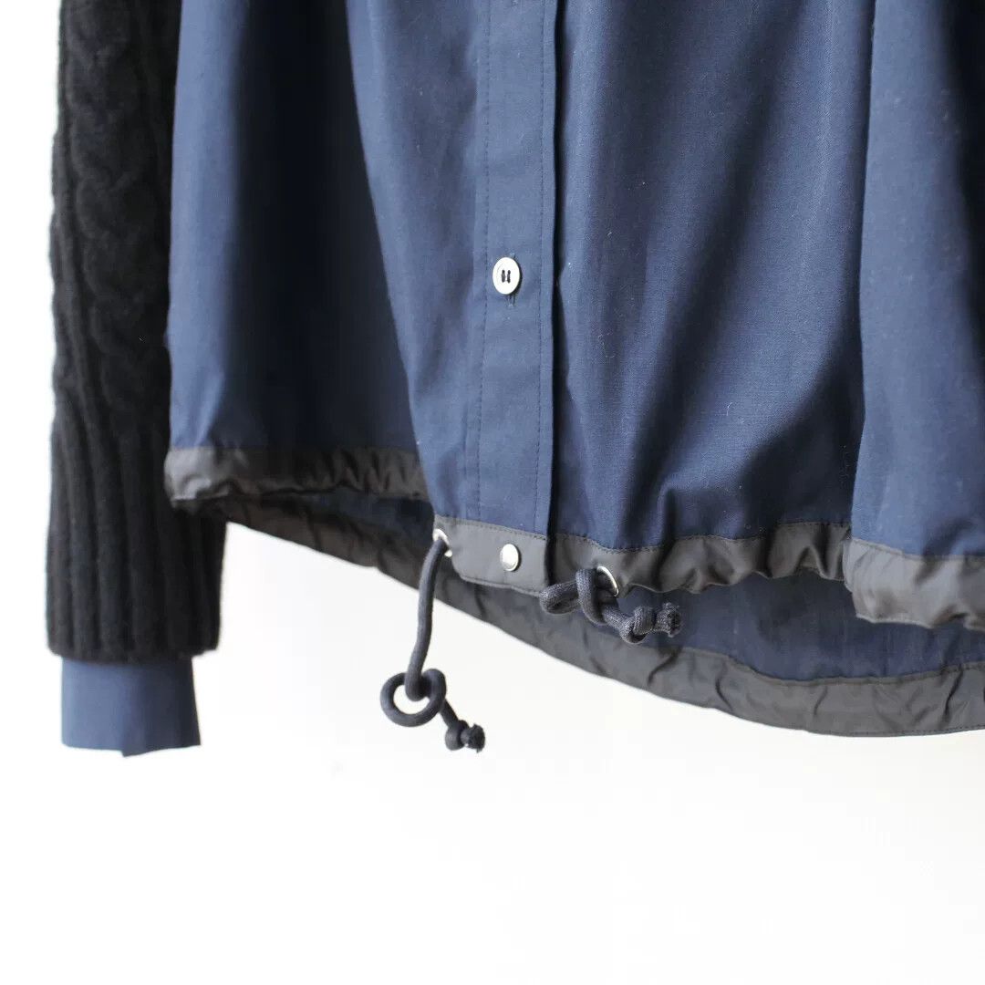 Sacai sacai knit patchwork button-up shirt Size US S / EU 44-46 / 1 - 5 Thumbnail