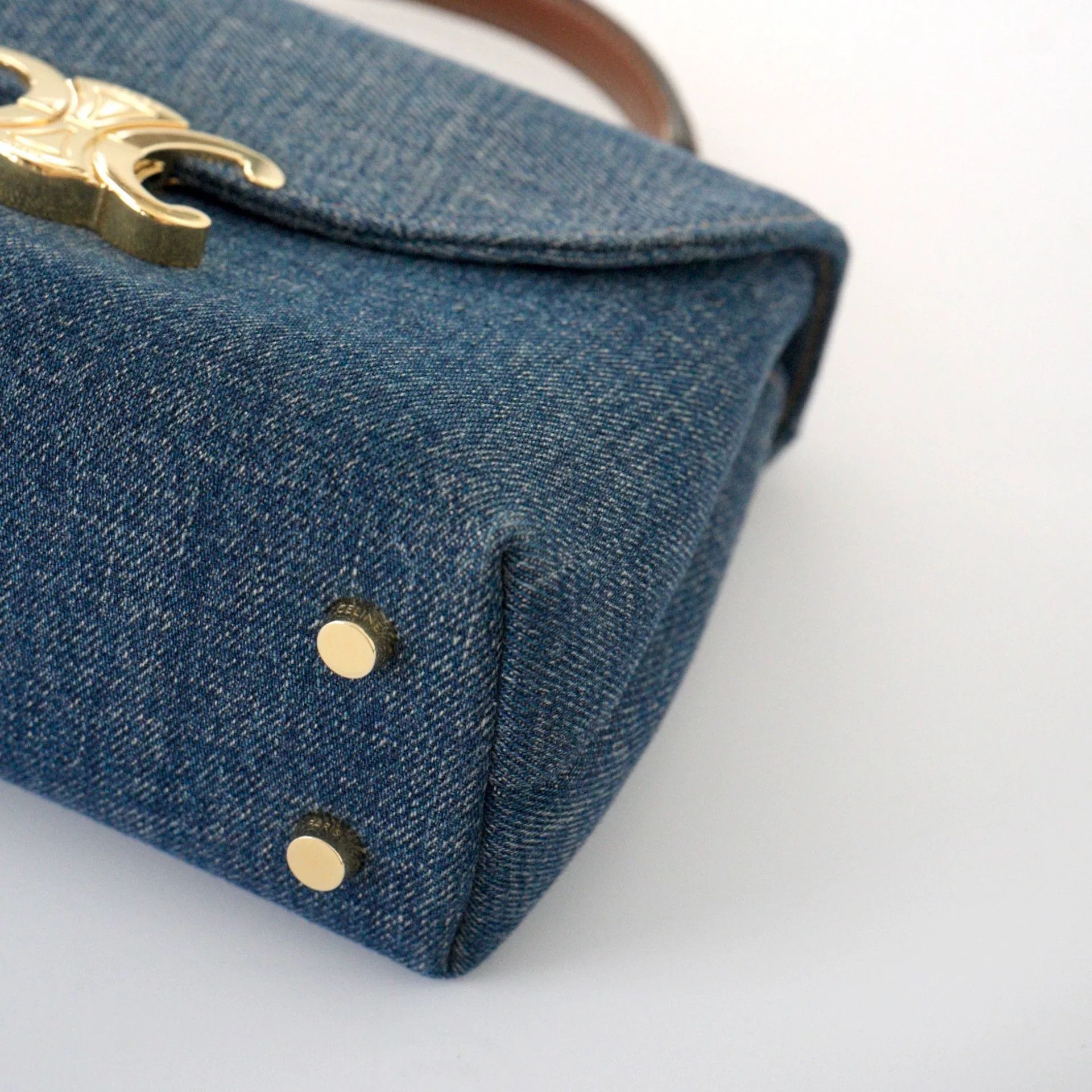 Celine celine teen nino denim shoulder bag Size ONE SIZE - 3 Thumbnail