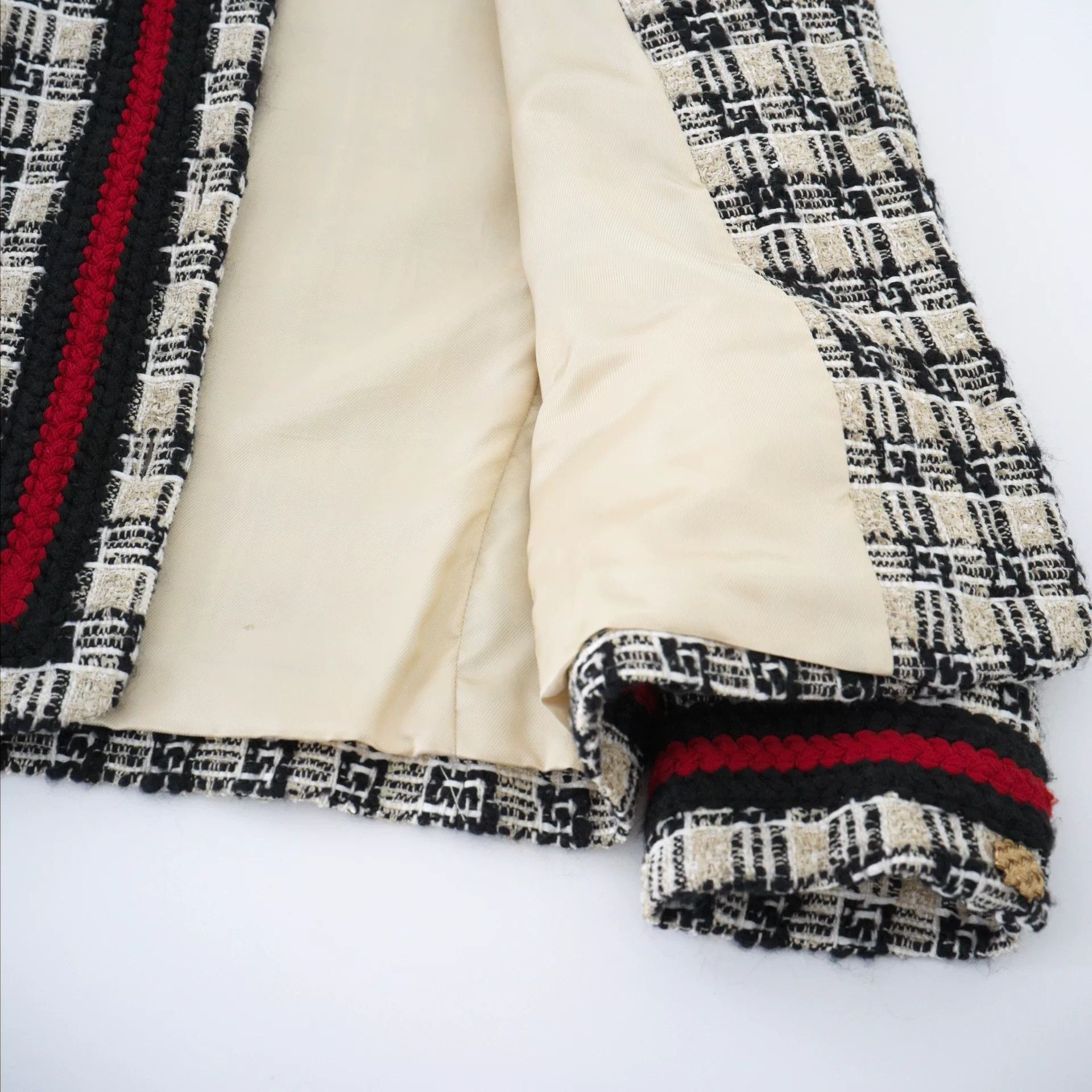 Gucci gucci multicolor tweed jacket for women Size L / US 10 / IT 46 - 8 Thumbnail