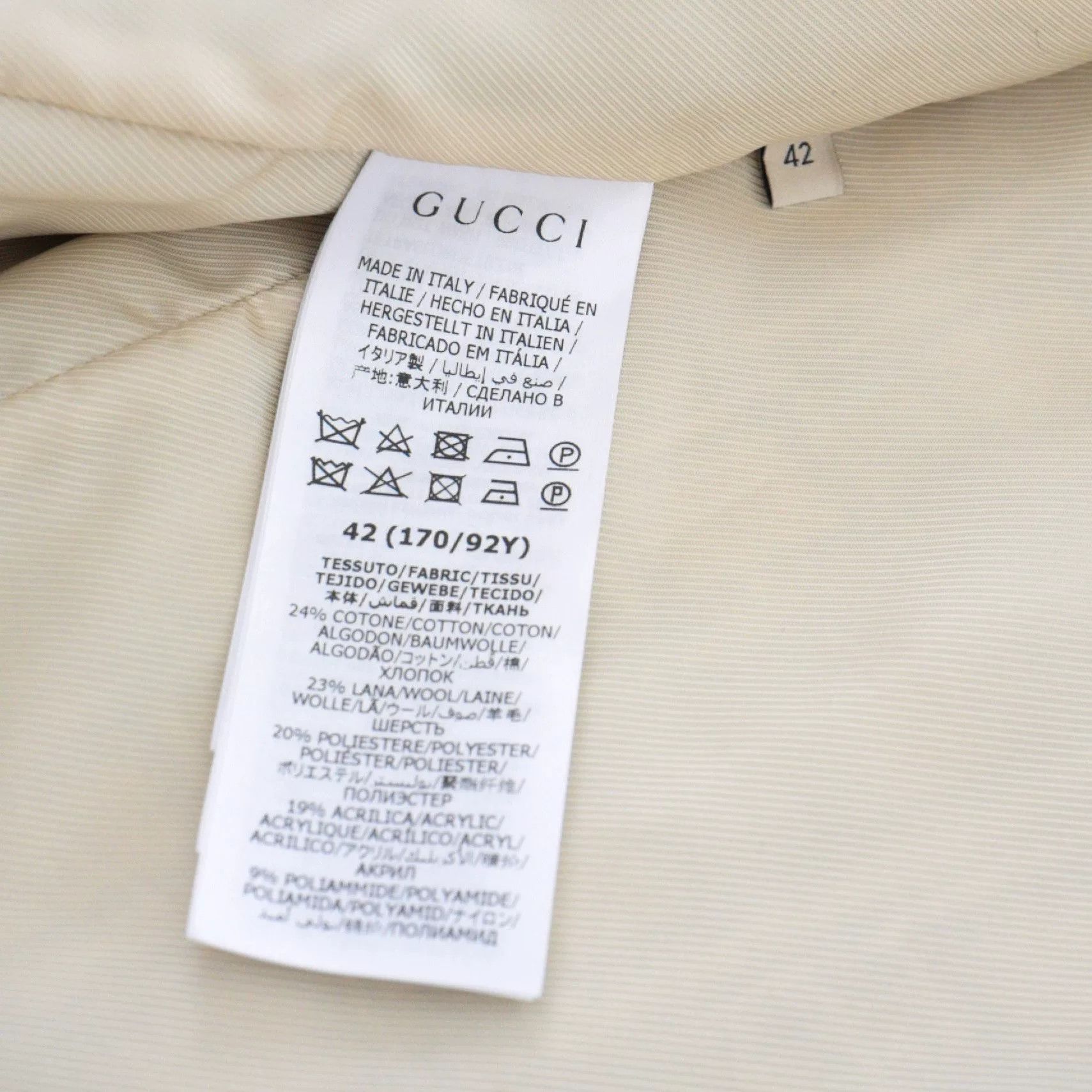 Gucci gucci multicolor tweed jacket for women Size L / US 10 / IT 46 - 9 Thumbnail