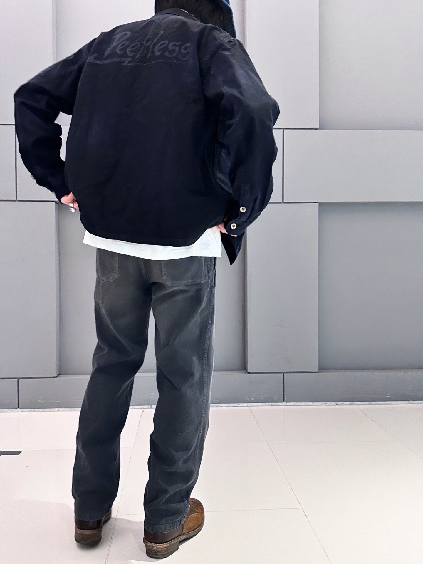 Visvim visvim domain l/s distressed hand-painted jacket Size US M / EU 48-50 / 2 - 6 Thumbnail
