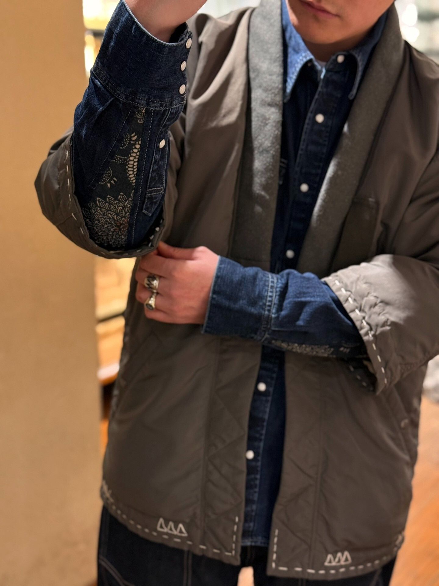 Visvim visvim albacore shirt denim with unique details Size US M / EU 48-50 / 2 - 5 Thumbnail