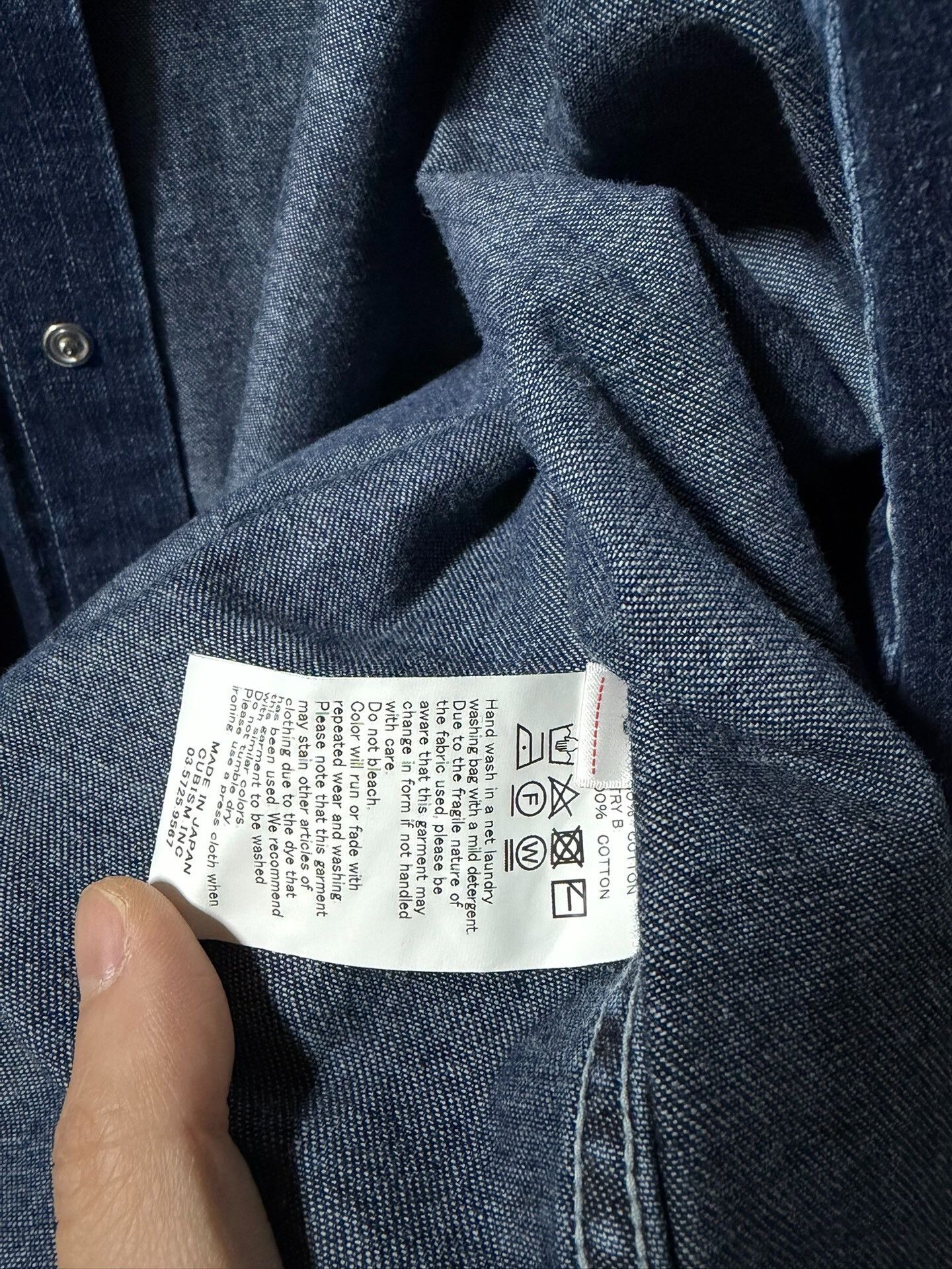 Visvim visvim albacore shirt denim with unique details Size US M / EU 48-50 / 2 - 3 Thumbnail