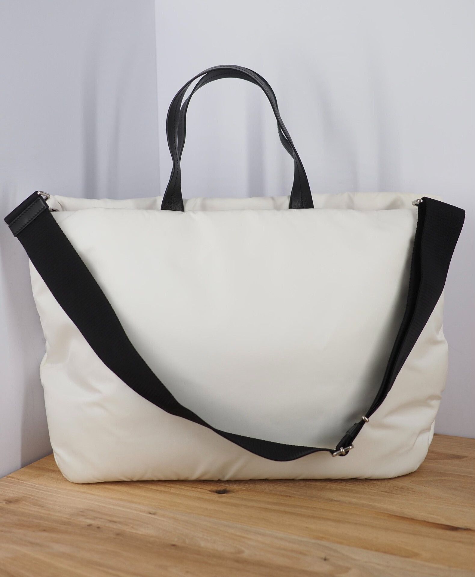 Prada prada nylon tote bag in white Size ONE SIZE - 2 Thumbnail