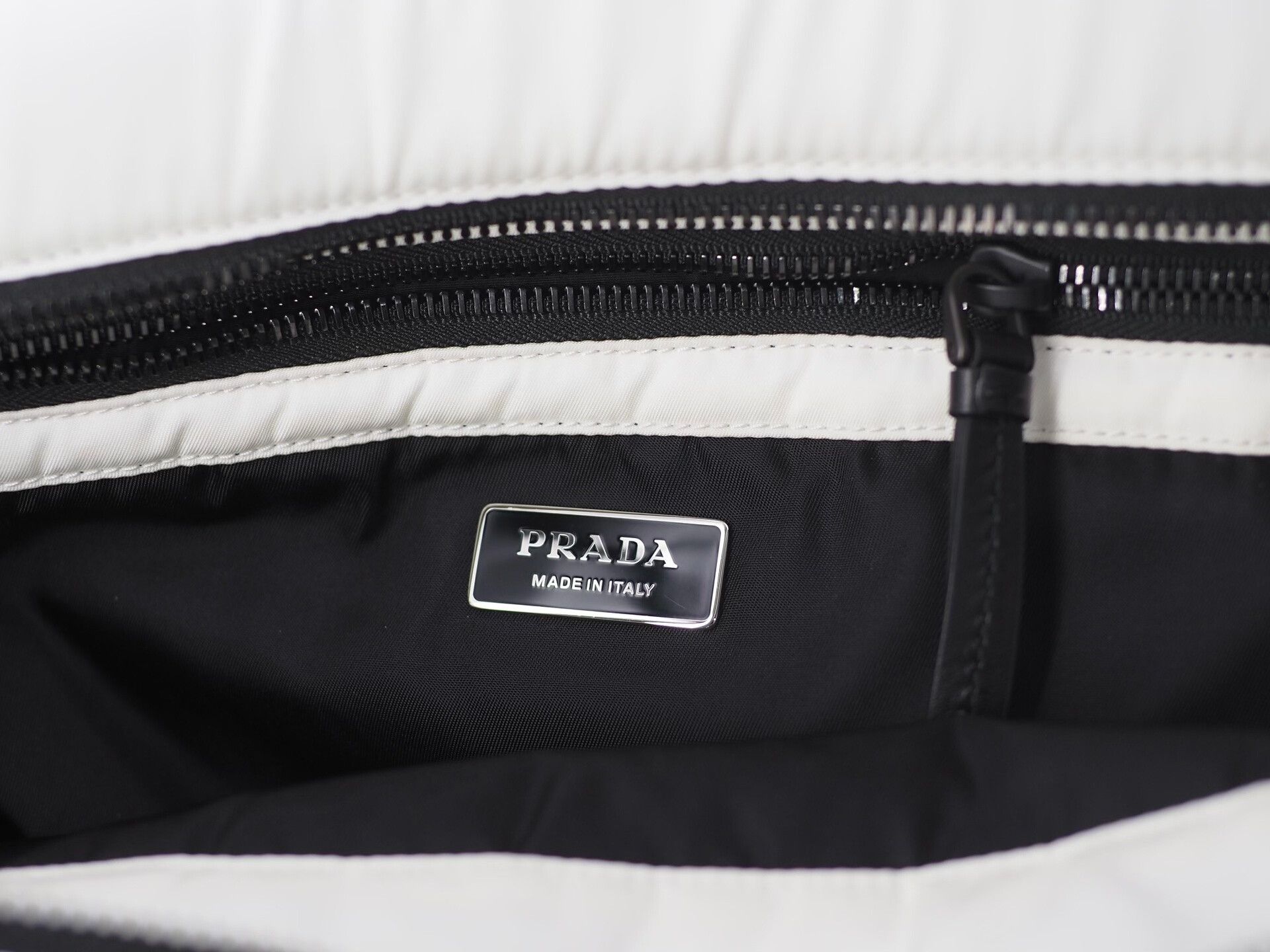 Prada prada nylon tote bag in white Size ONE SIZE - 8 Thumbnail