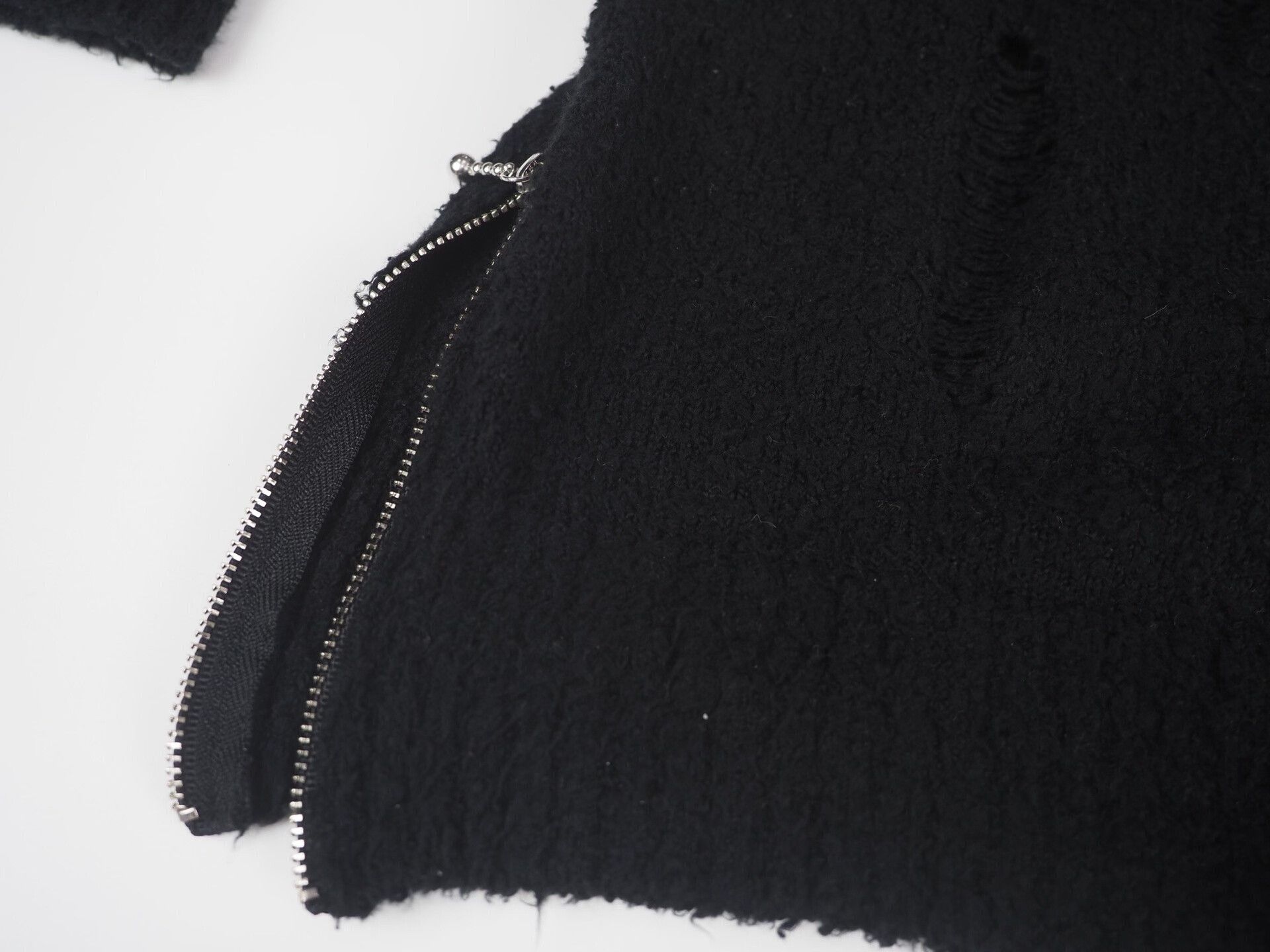 Undercover black distressed knit sweater by sue undercover Size M / US 6-8 / IT 42-44 - 5 Thumbnail