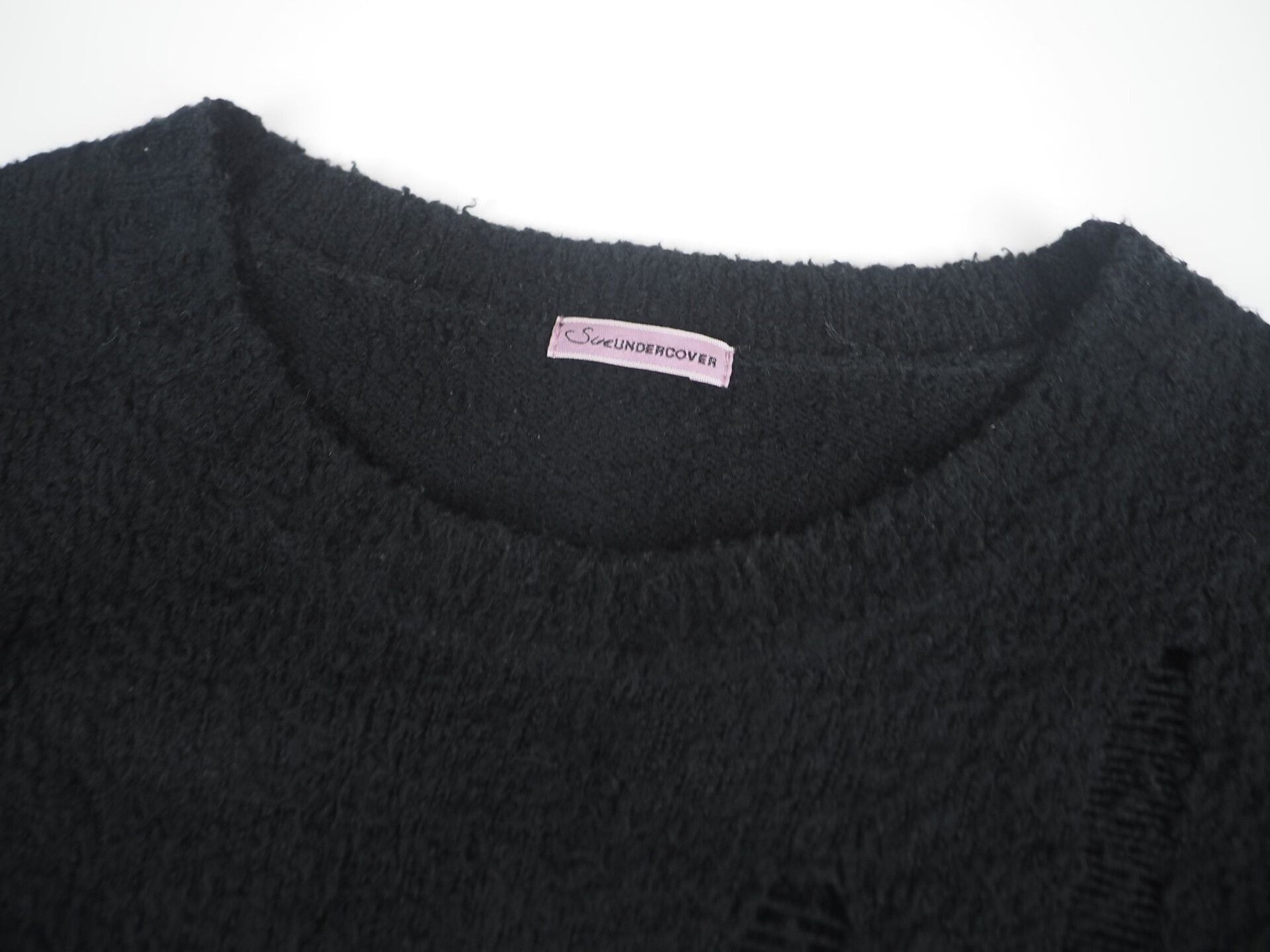 Undercover black distressed knit sweater by sue undercover Size M / US 6-8 / IT 42-44 - 3 Thumbnail