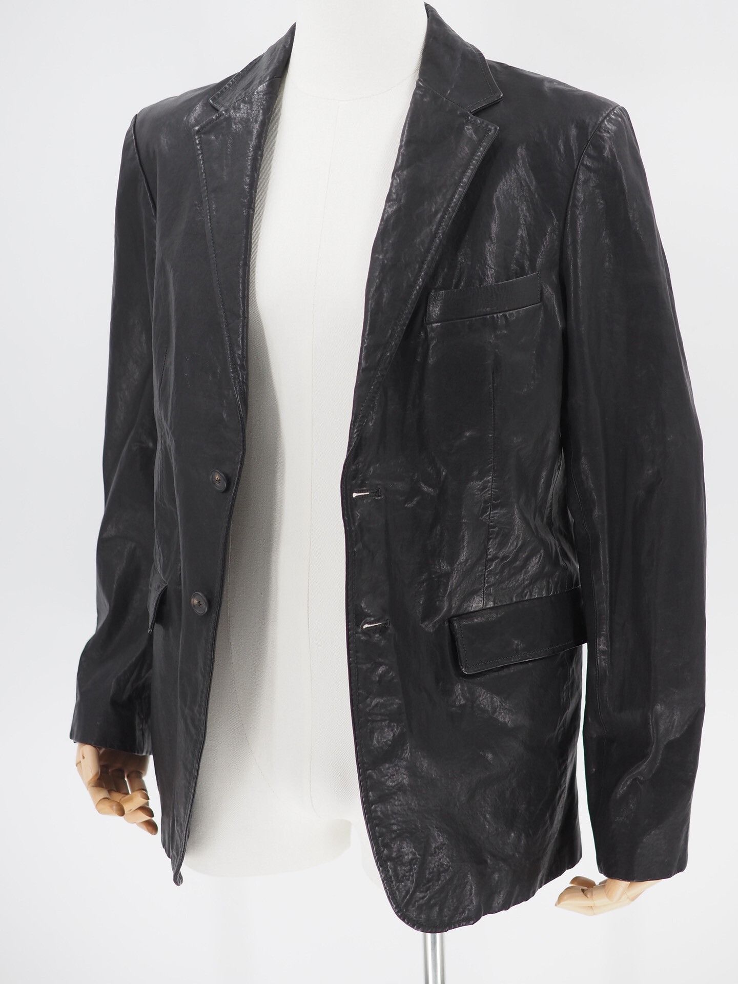 Vintage vintage jil sander black blazer for men Size US L / EU 52-54 / 3 - 2 Thumbnail