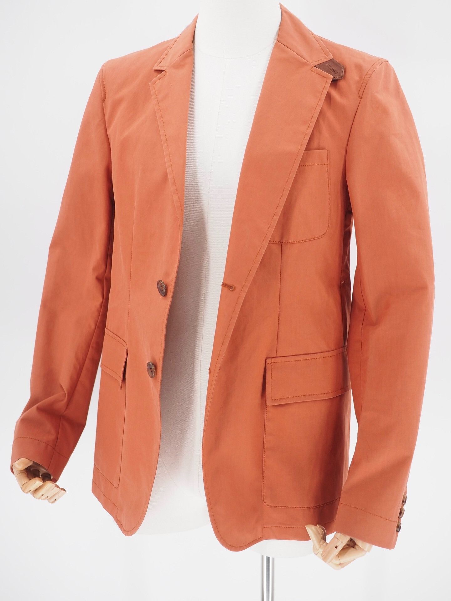 Gucci rare old gucci orange cotton blazer Size US L / EU 52-54 / 3 - 2 Thumbnail