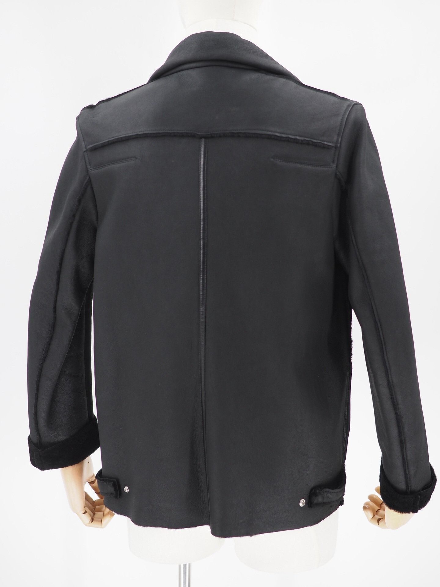 Dior Dior Black Lamb Skin Shearling Jacket Size 46 Size US L / EU 52-54 / 3 - 3 Thumbnail