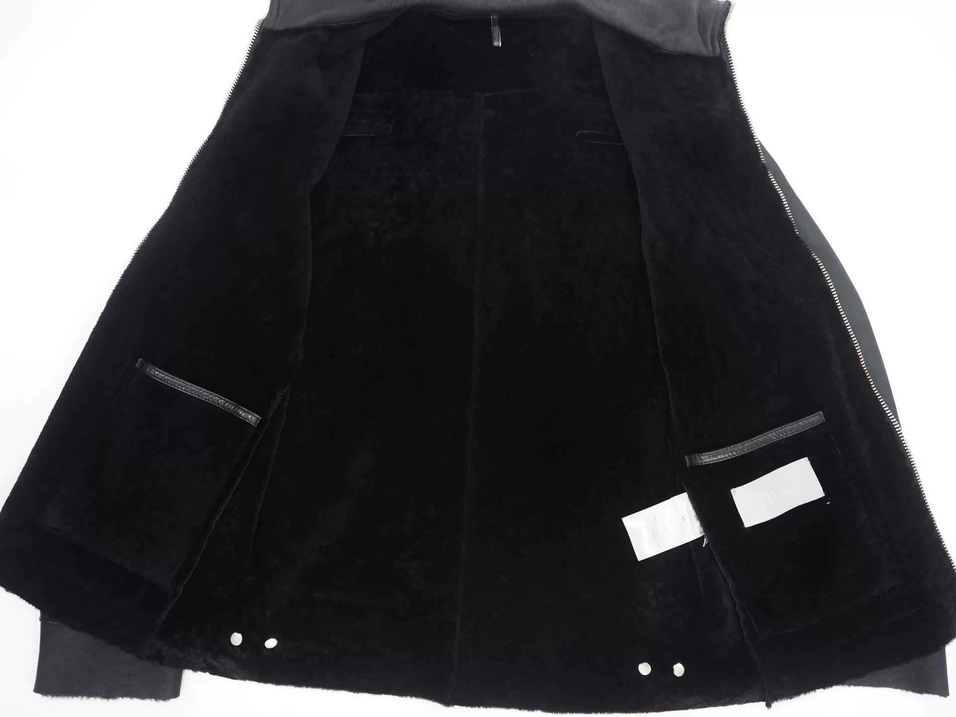 Dior Dior Black Lamb Skin Shearling Jacket Size 46 Size US L / EU 52-54 / 3 - 7 Thumbnail
