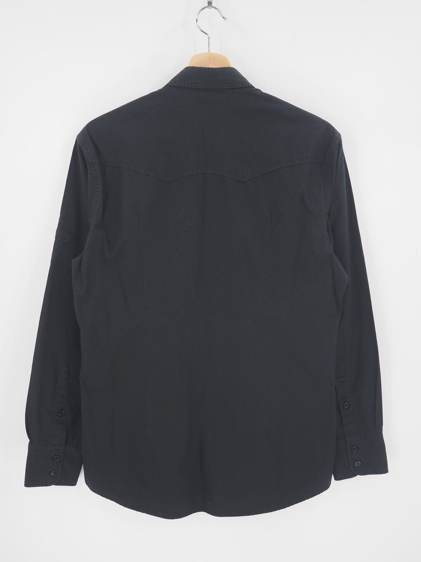 Dolce & Gabbana black cotton work shirt from Dolce & Gabbana Size US M / EU 48-50 / 2 - 2 Thumbnail