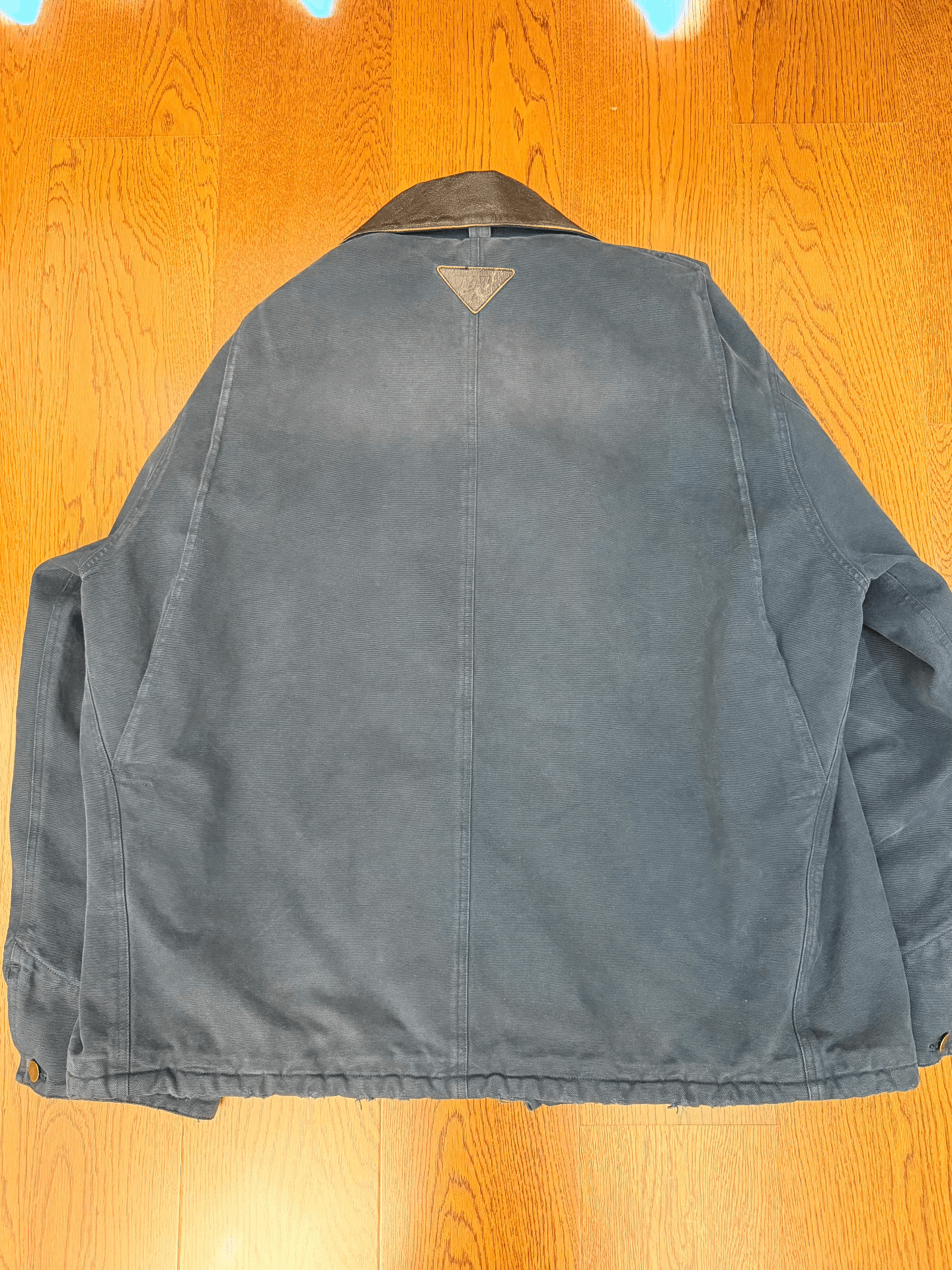 Prada prada vintage work jacket with leather collar Size US XS / EU 42 / 0 - 2 Thumbnail