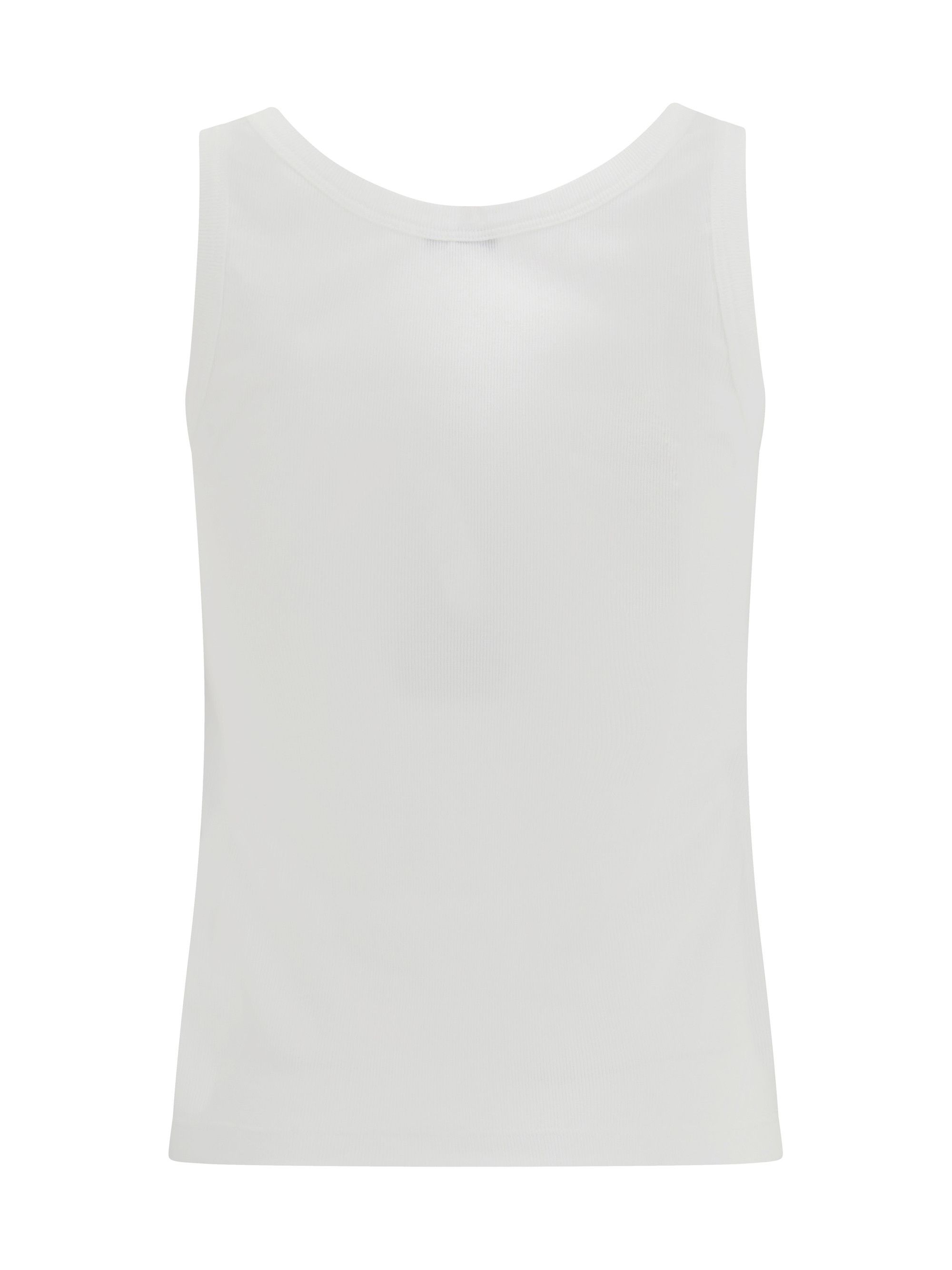 Versace Tank Top in cotton rib stretch Size M / US 6-8 / IT 42-44 - 2 Thumbnail
