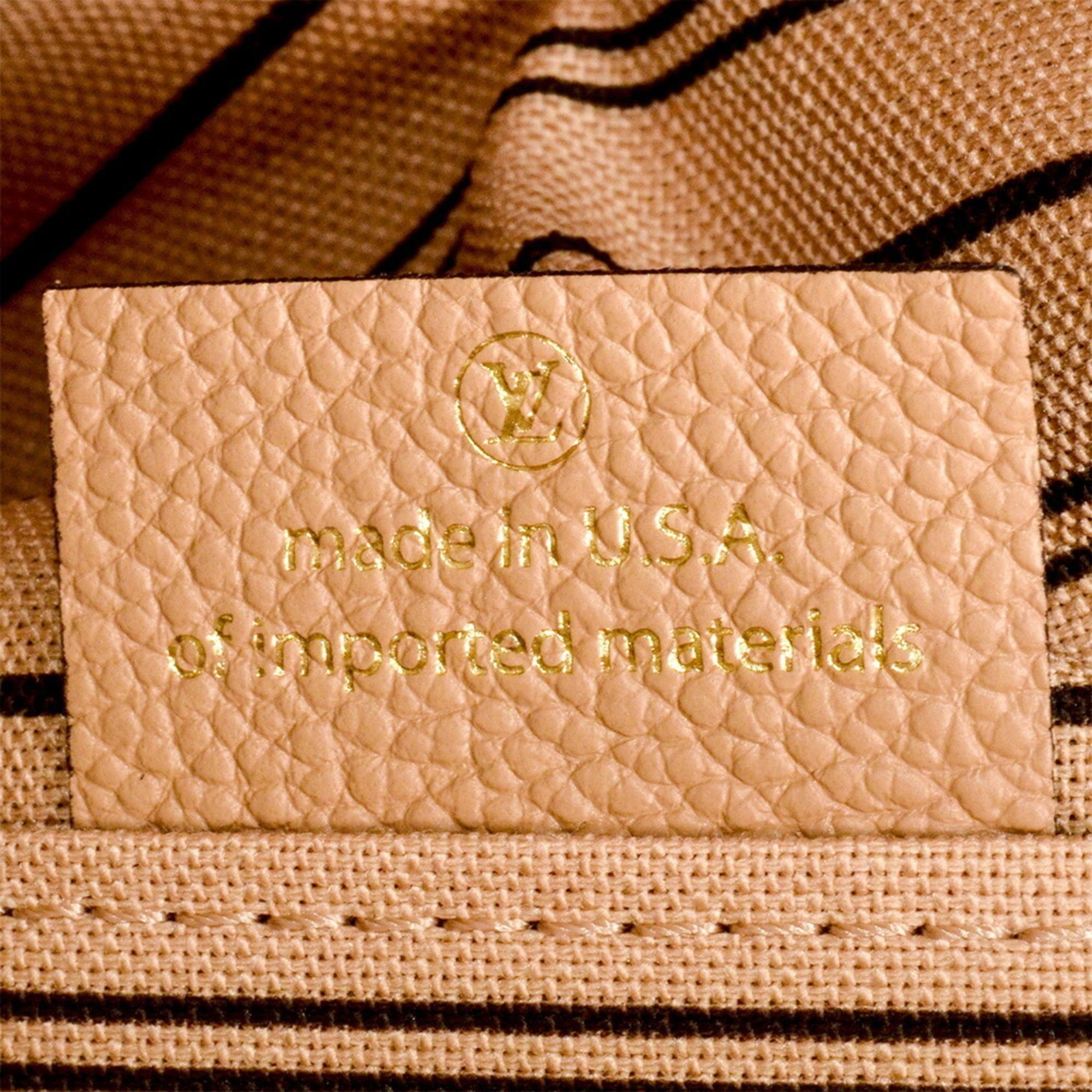 Louis Vuitton Louis Vuitton Montaigne MM Handbag Monogram Empreinte M41152 Dune Women's Size ONE SIZE - 9 Thumbnail