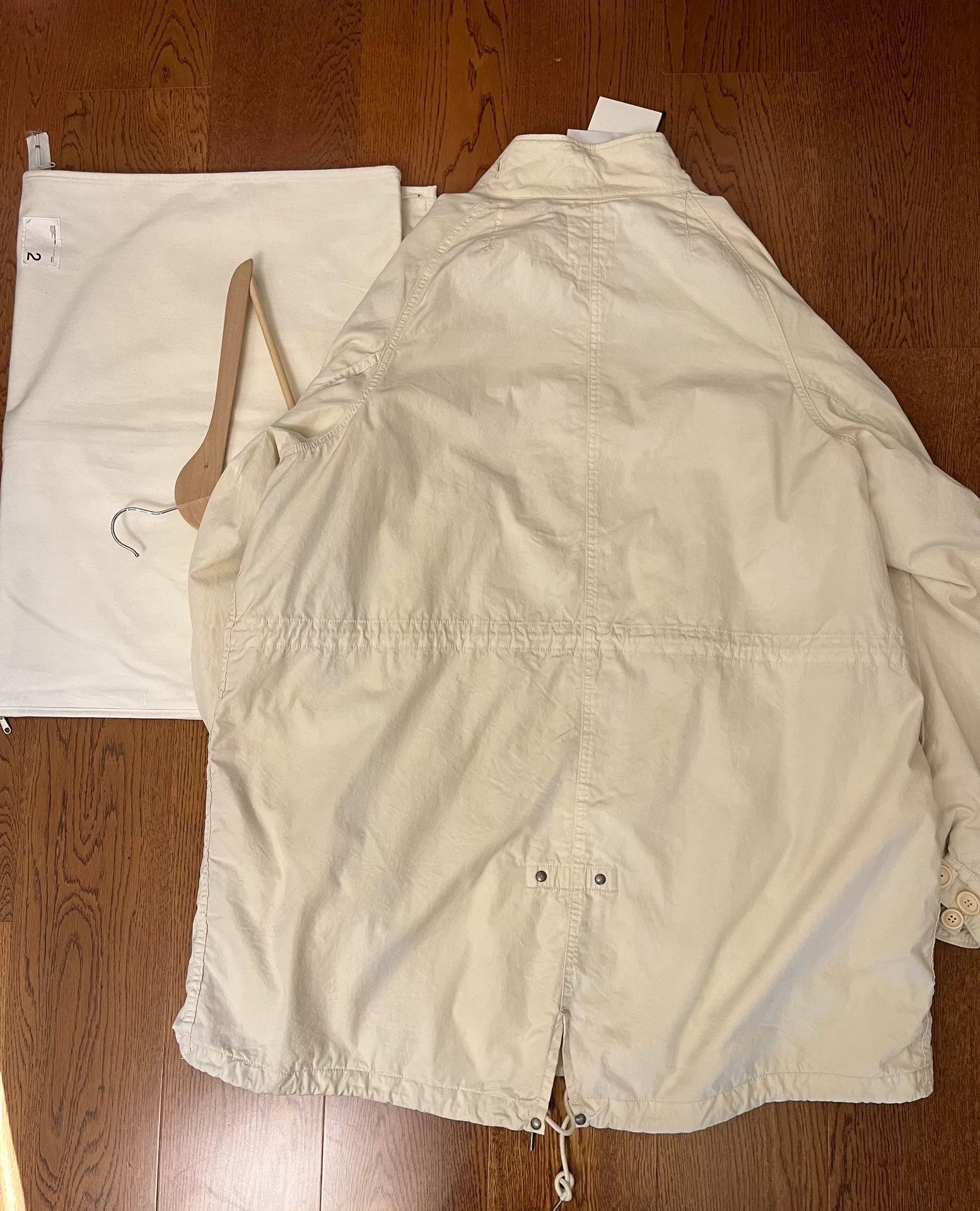 Visvim visvim fishtail parka in ivory color Size US M / EU 48-50 / 2 - 2 Thumbnail