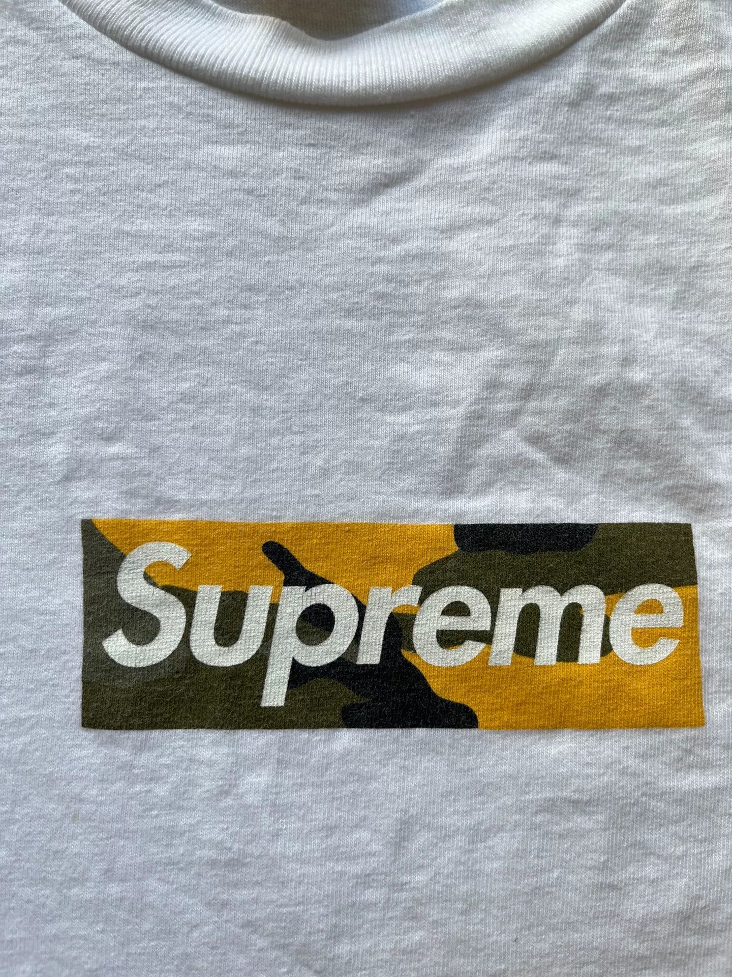 Supreme supreme box logo tee in orange color Size US L / EU 52-54 / 3 - 4 Thumbnail