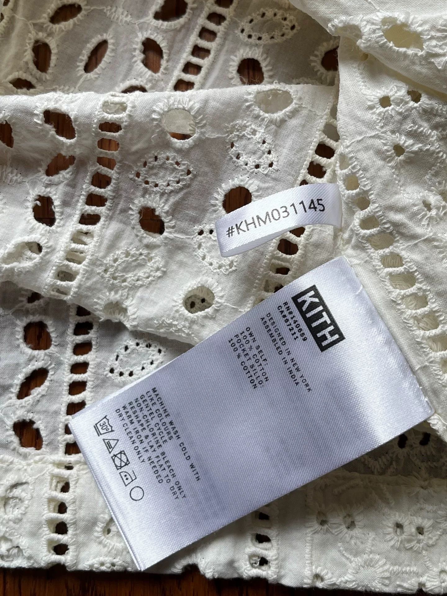 Kith Kith Cotton Eyelet Collared Overshirt Size US L / EU 52-54 / 3 - 4 Thumbnail