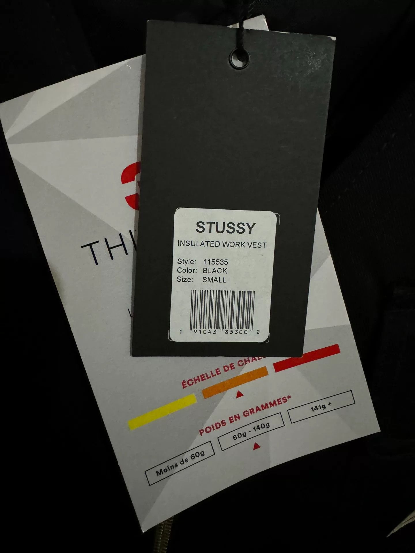 Stussy stussy insulated work vest with pockets Size US L / EU 52-54 / 3 - 4 Thumbnail