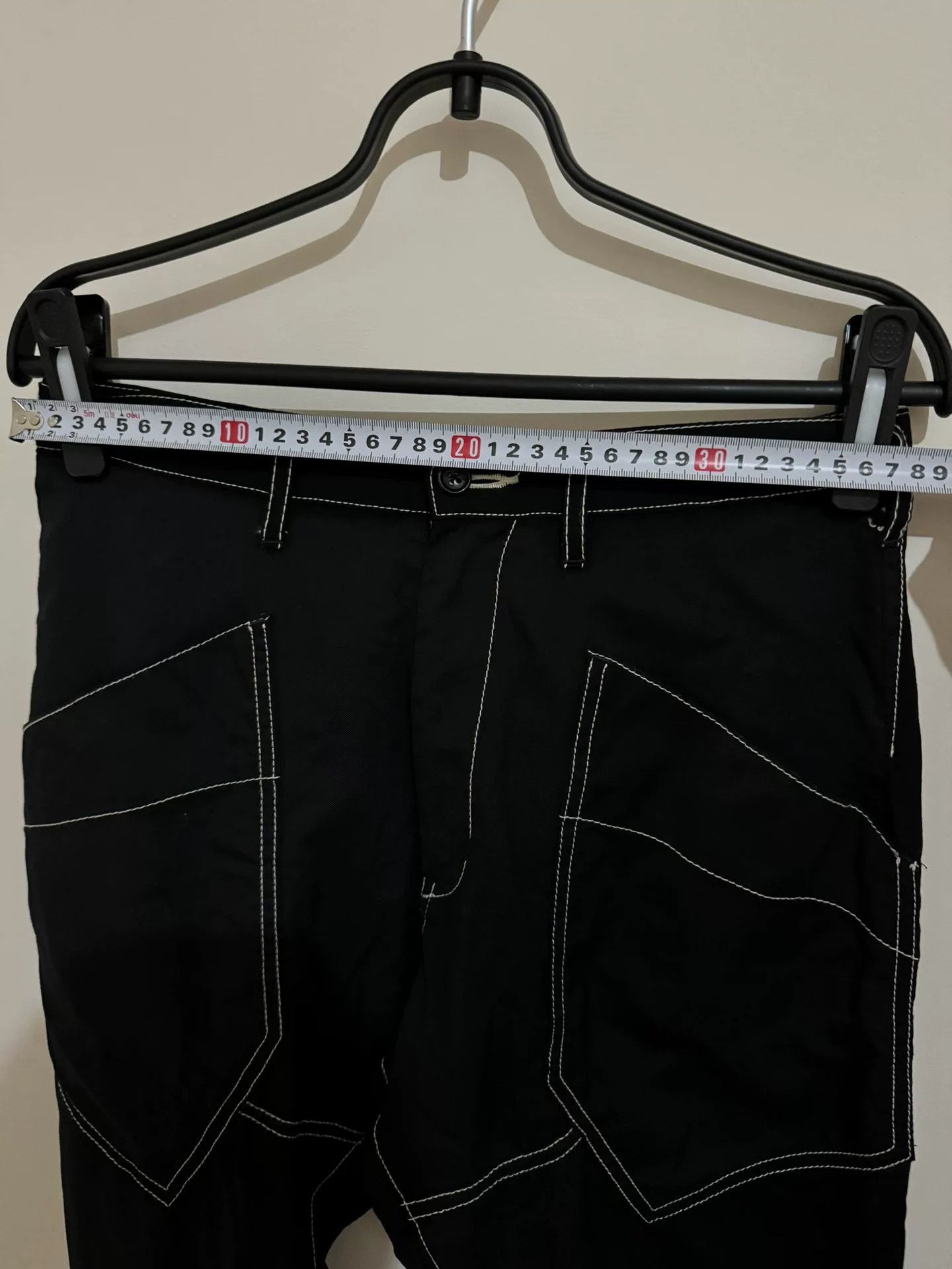 Sulvam lightweight black wool pants with unique design Size US 38 / EU 54 - 5 Thumbnail