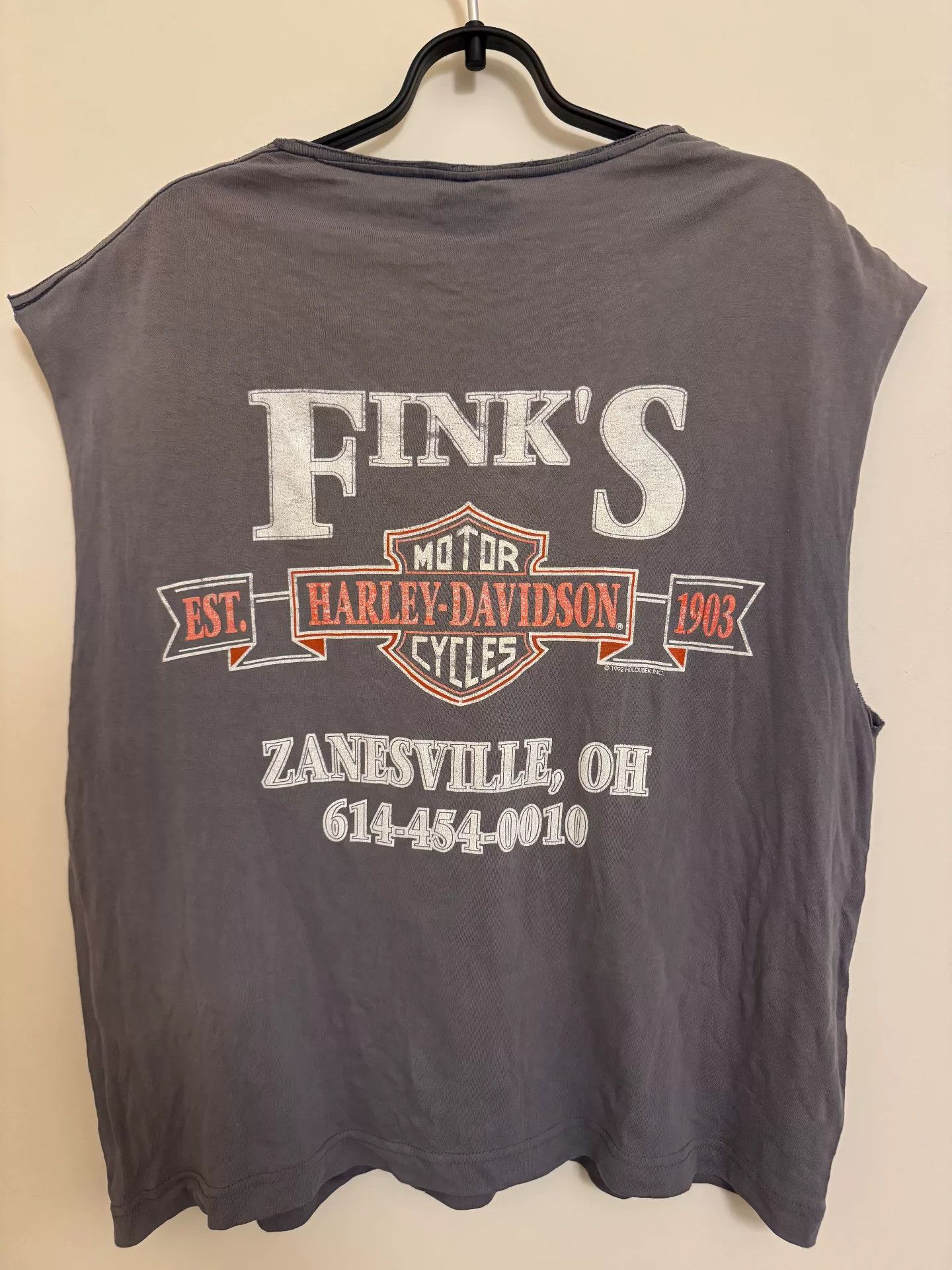 Vintage vintage harley davidson 1992 tee Size US L / EU 52-54 / 3 - 2 Thumbnail