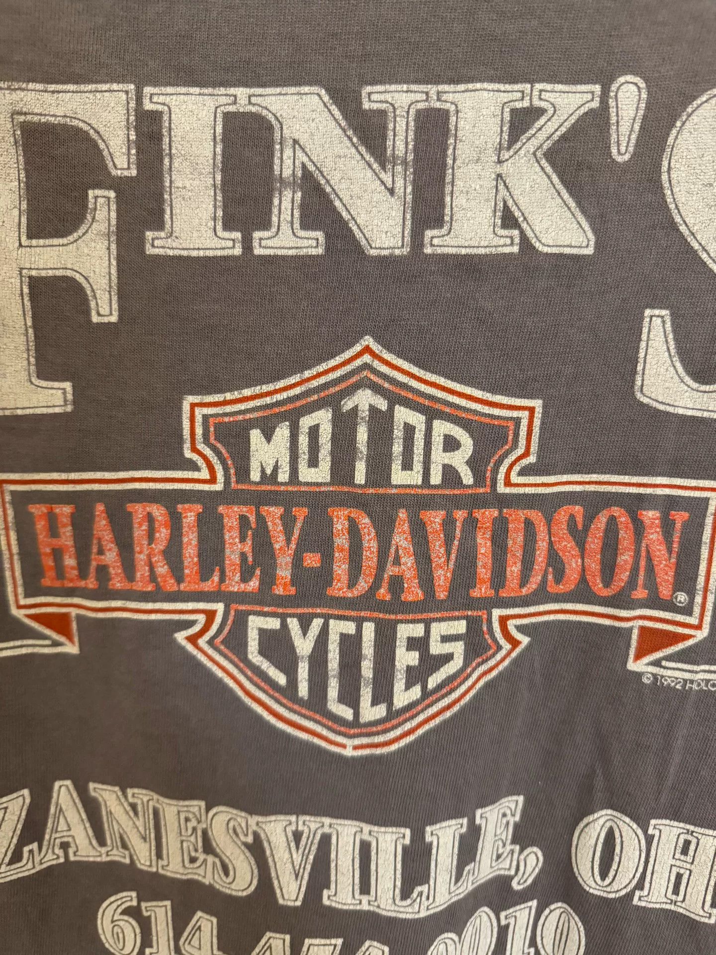 Vintage vintage harley davidson 1992 tee Size US L / EU 52-54 / 3 - 6 Thumbnail
