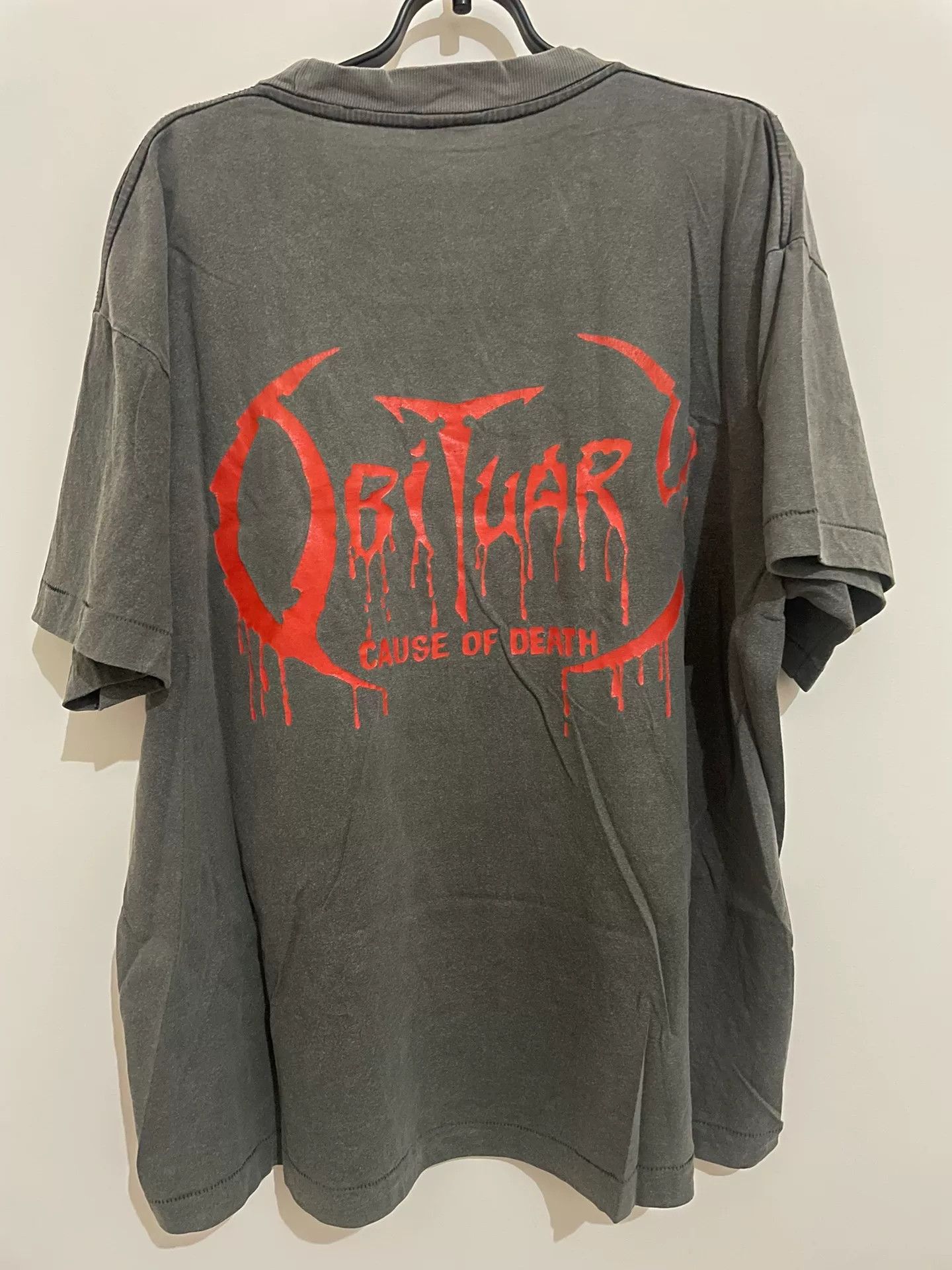 Vintage vintage obituary graphic t-shirt Size US XL / EU 56 / 4 - 2 Thumbnail