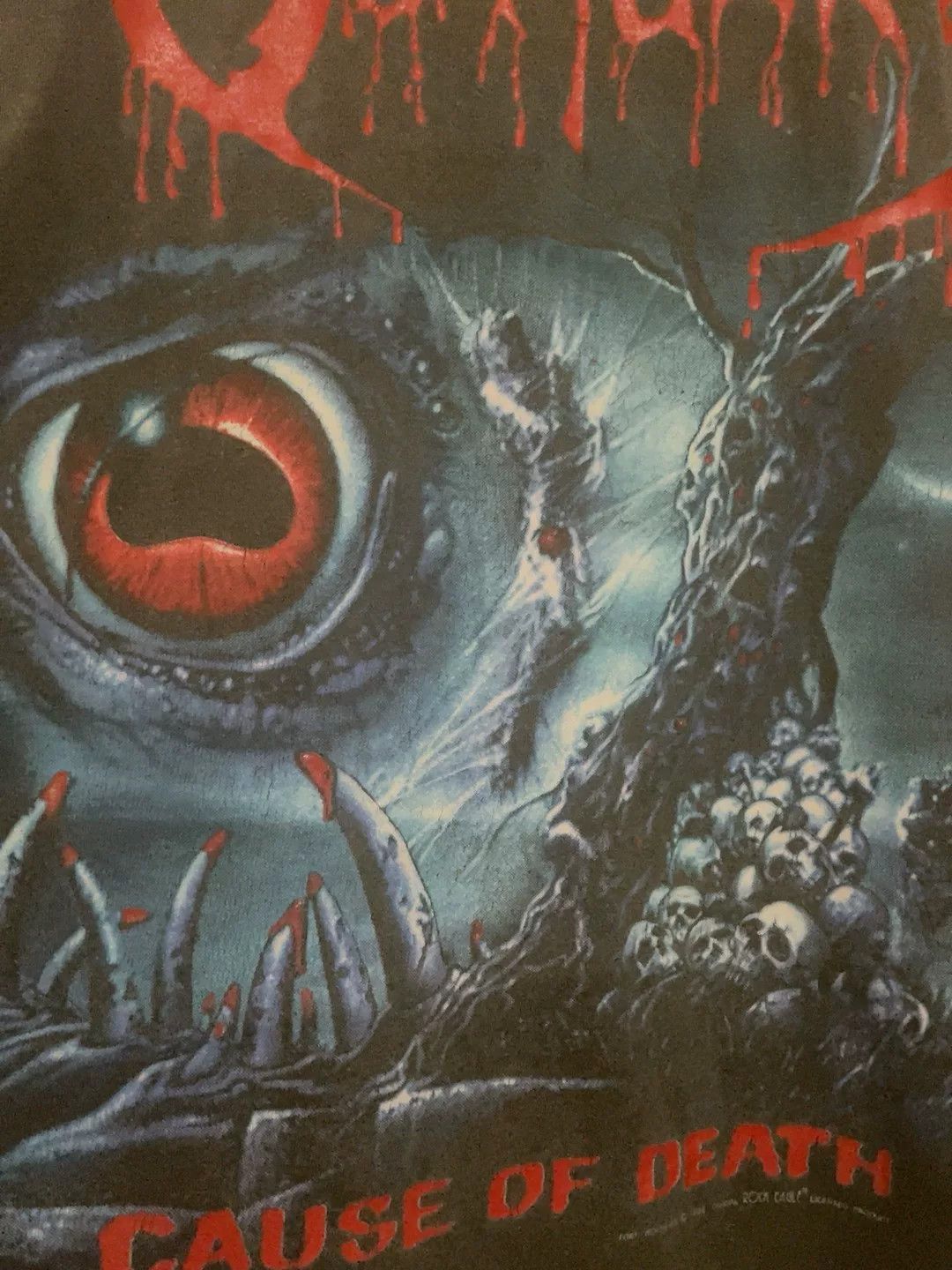 Vintage vintage obituary graphic t-shirt Size US XL / EU 56 / 4 - 6 Thumbnail