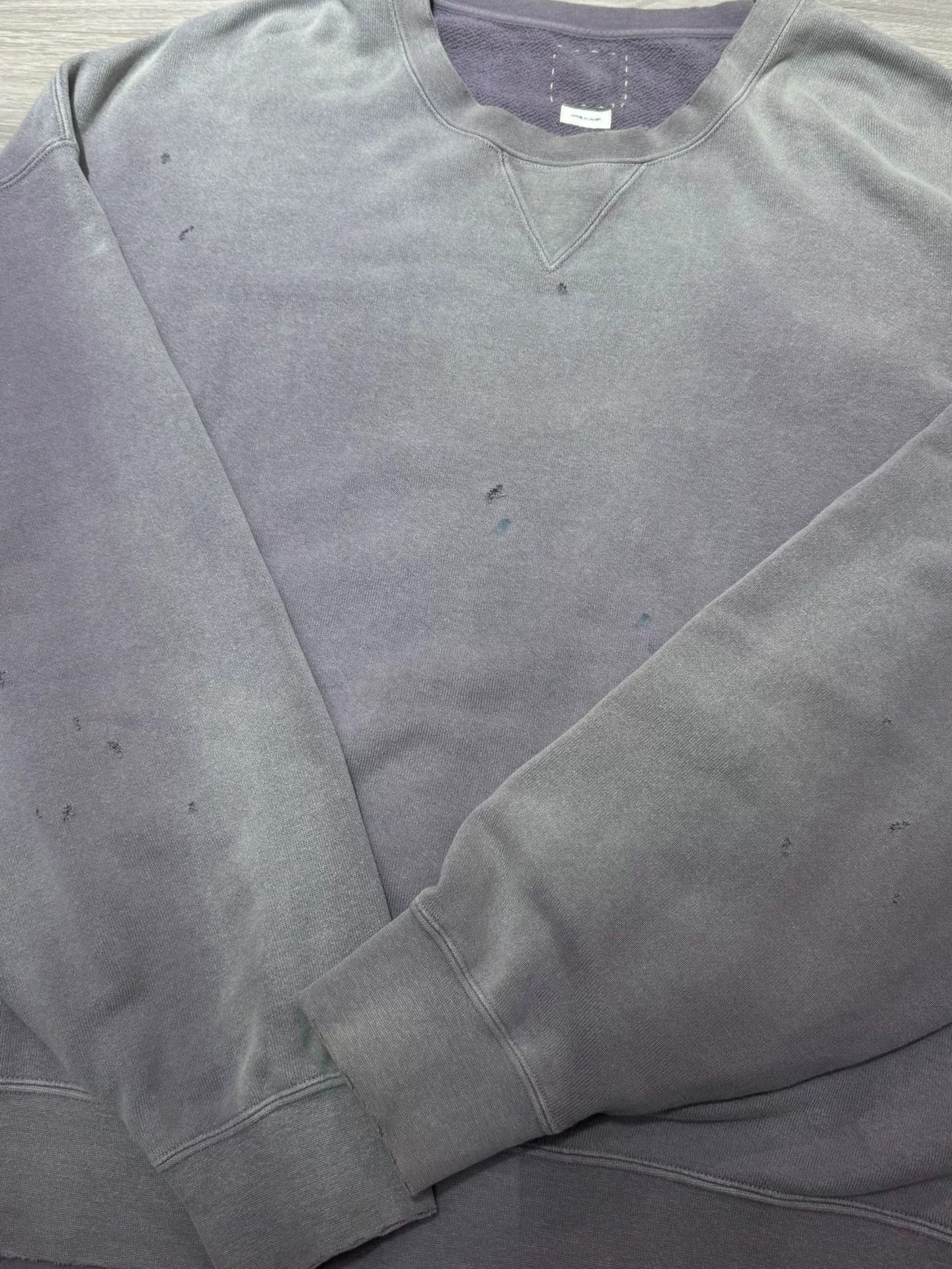 Visvim navy dyed oversized sweatshirt with details Size US M / EU 48-50 / 2 - 3 Thumbnail