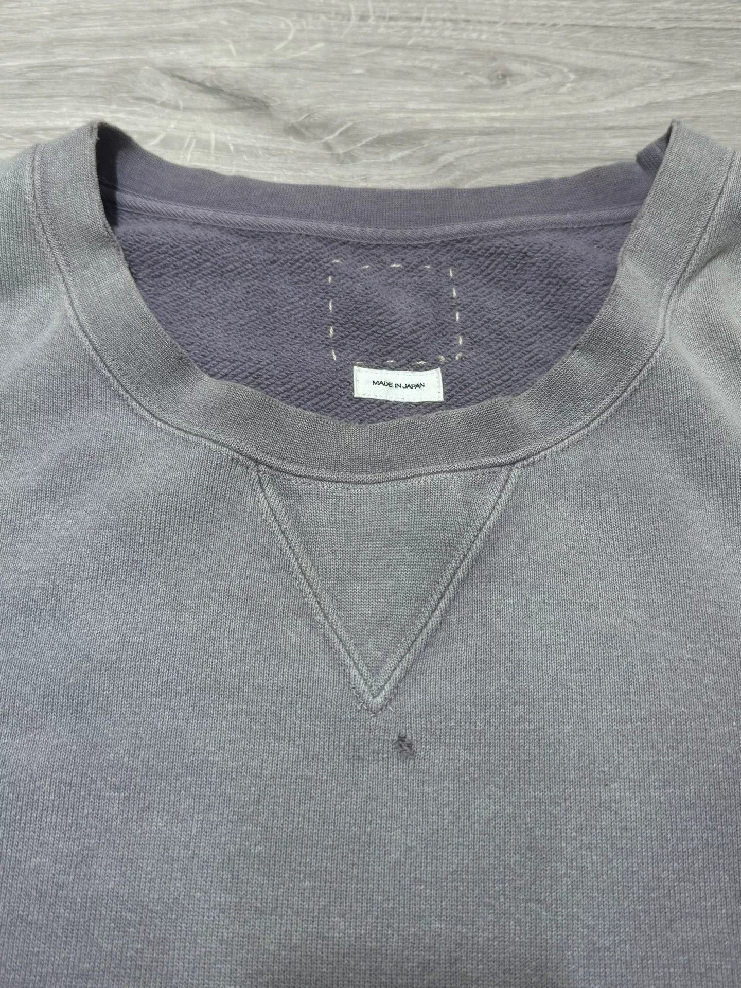 Visvim navy dyed oversized sweatshirt with details Size US M / EU 48-50 / 2 - 5 Thumbnail