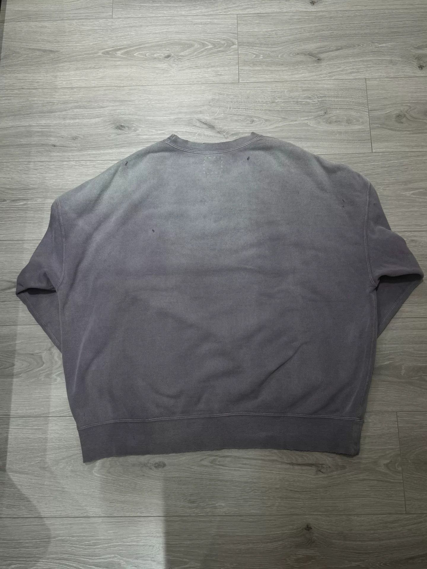 Visvim navy dyed oversized sweatshirt with details Size US M / EU 48-50 / 2 - 2 Thumbnail