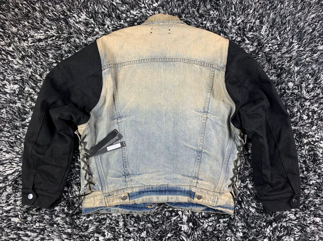 Amiri amiri two tone denim jacket for autumn Size XS / US 0-2 / IT 36-38 - 3 Thumbnail