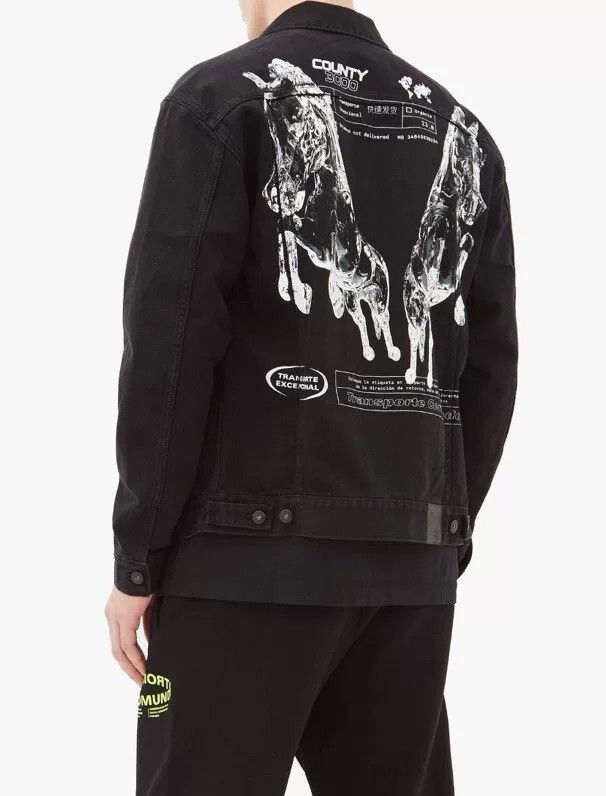 Marcelo Burlon marcelo burlon printed denim jacket Size US S / EU 44-46 / 1 - 9 Thumbnail