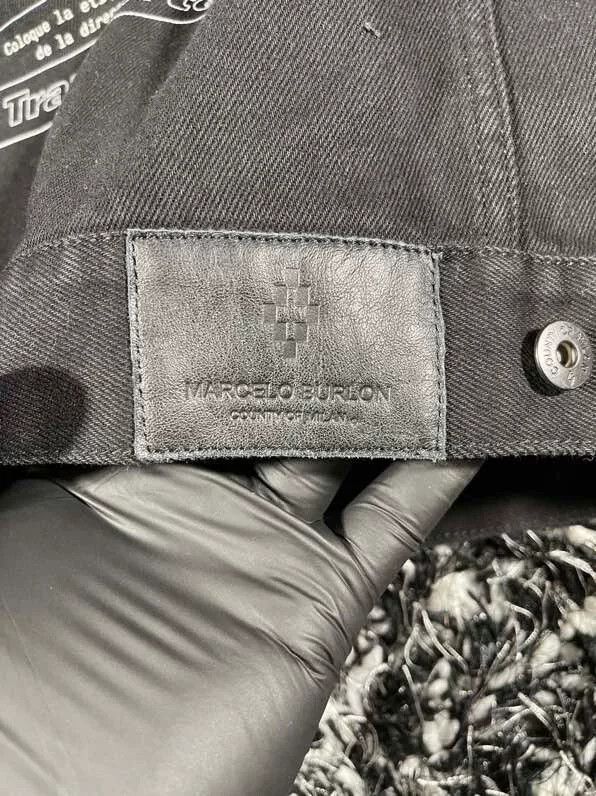 Marcelo Burlon marcelo burlon printed denim jacket Size US S / EU 44-46 / 1 - 6 Thumbnail